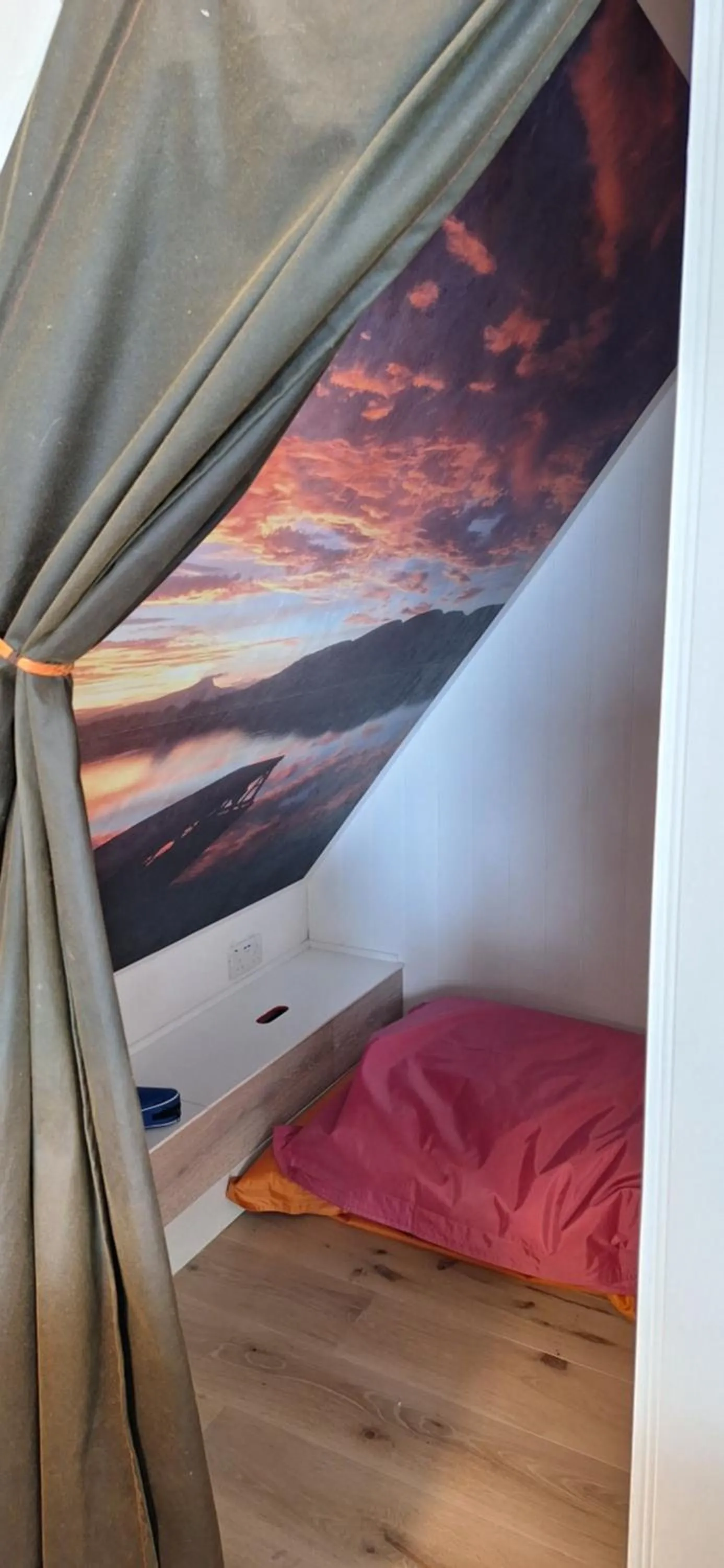 Patio, Bed in Lochend Chalets