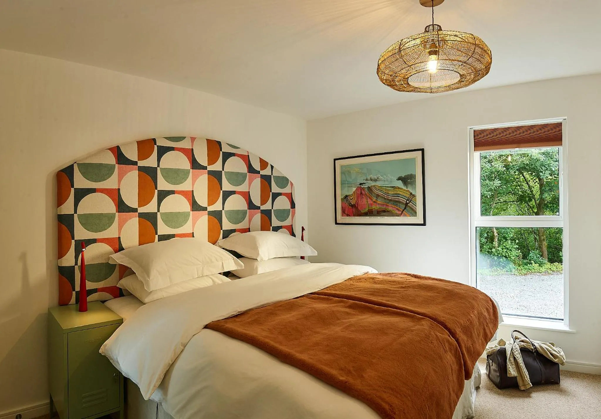 Bed in Lochend Chalets