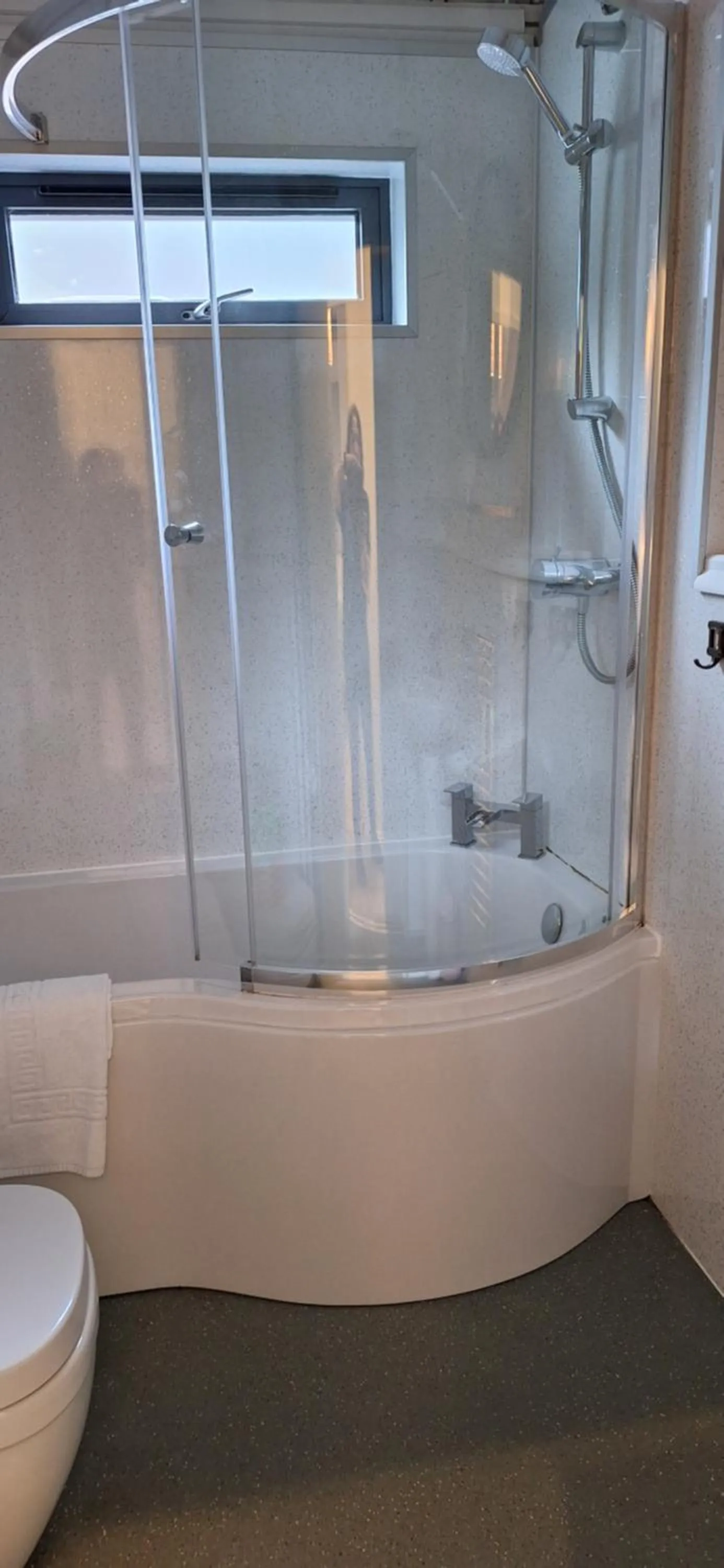 Shower in Lochend Chalets