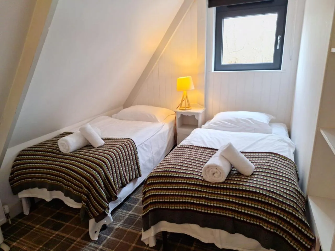 Bed in Lochend Chalets