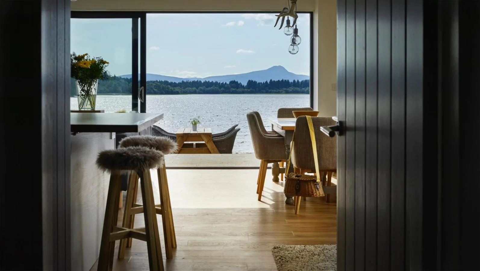 Patio in Lochend Chalets