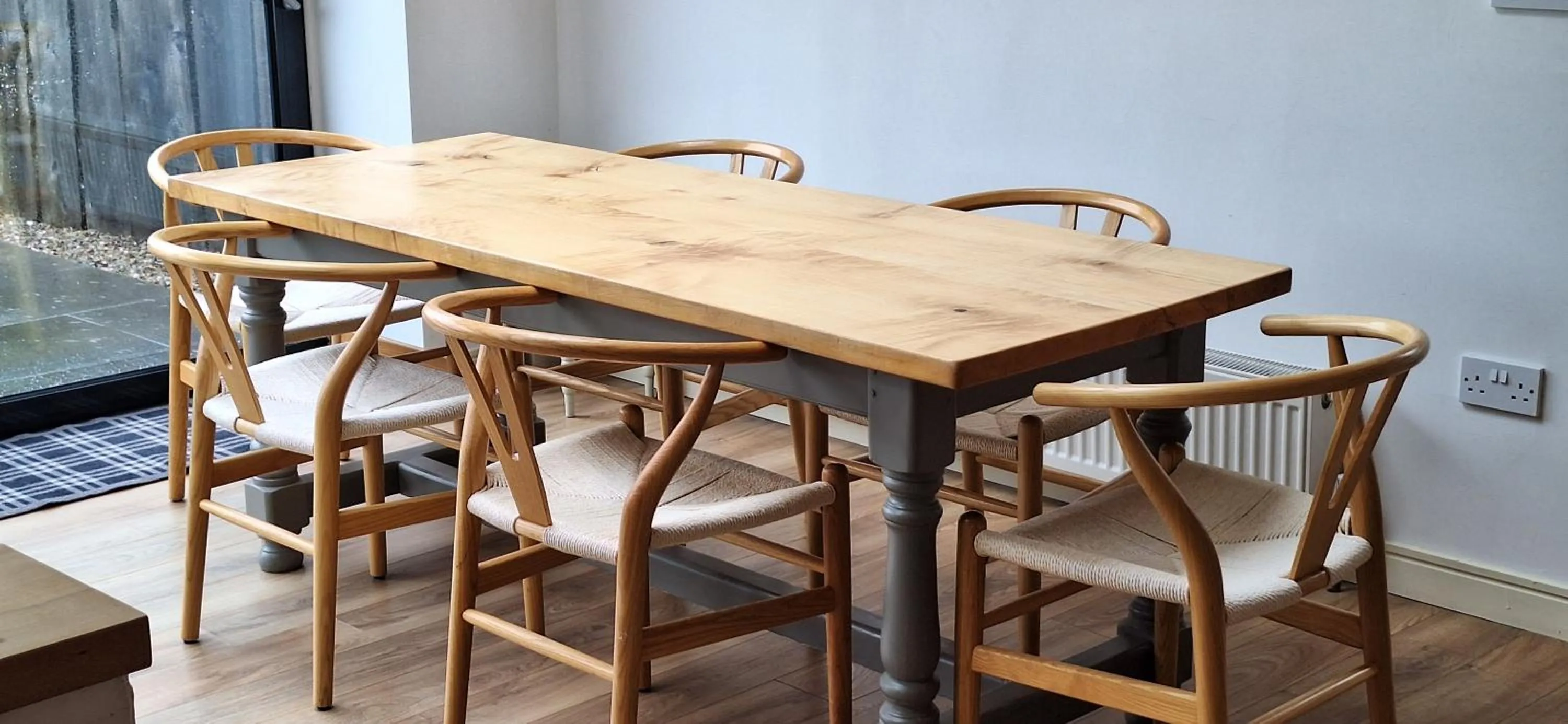 Dining area in Lochend Chalets