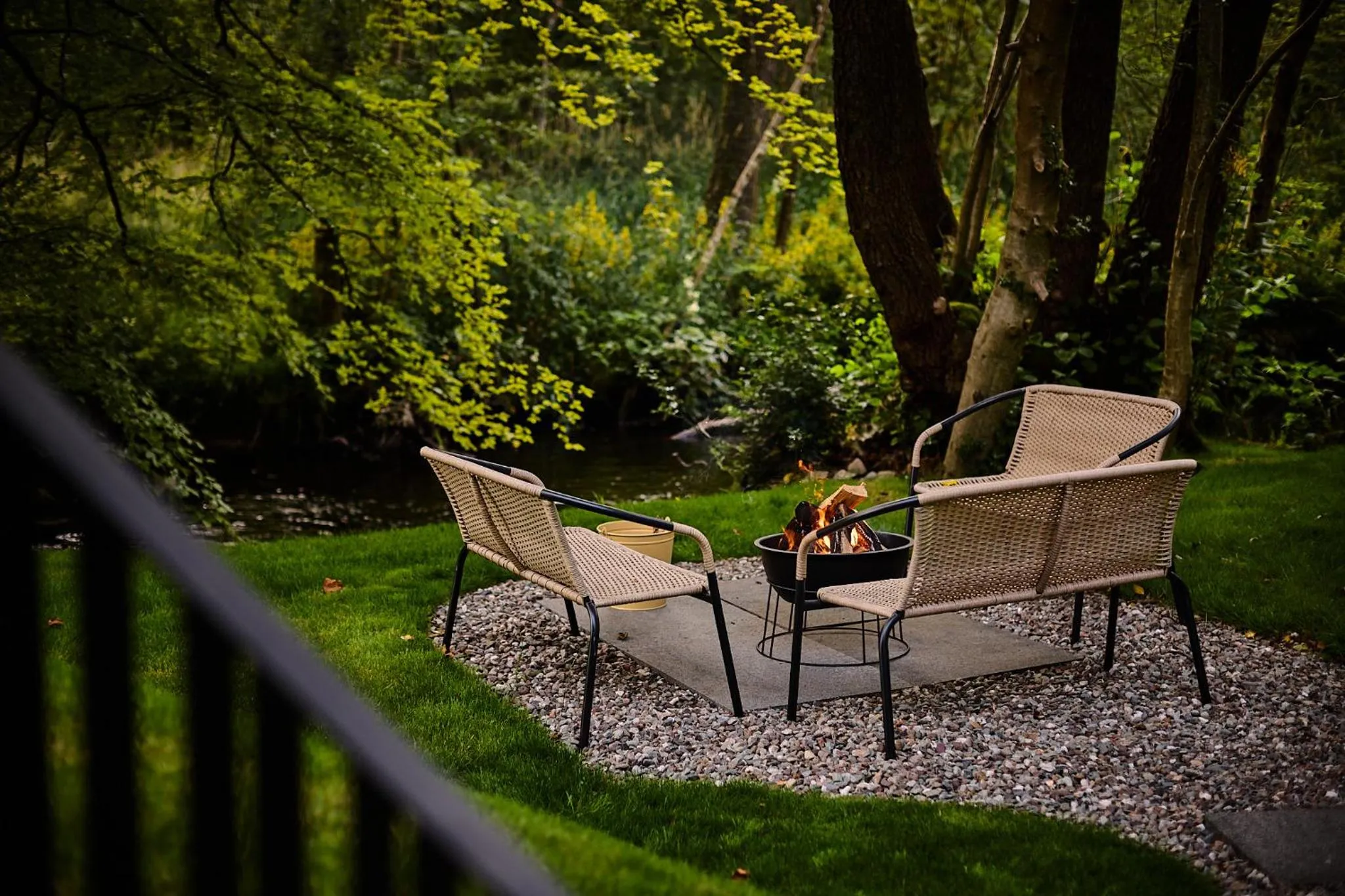 Patio in Lochend Chalets