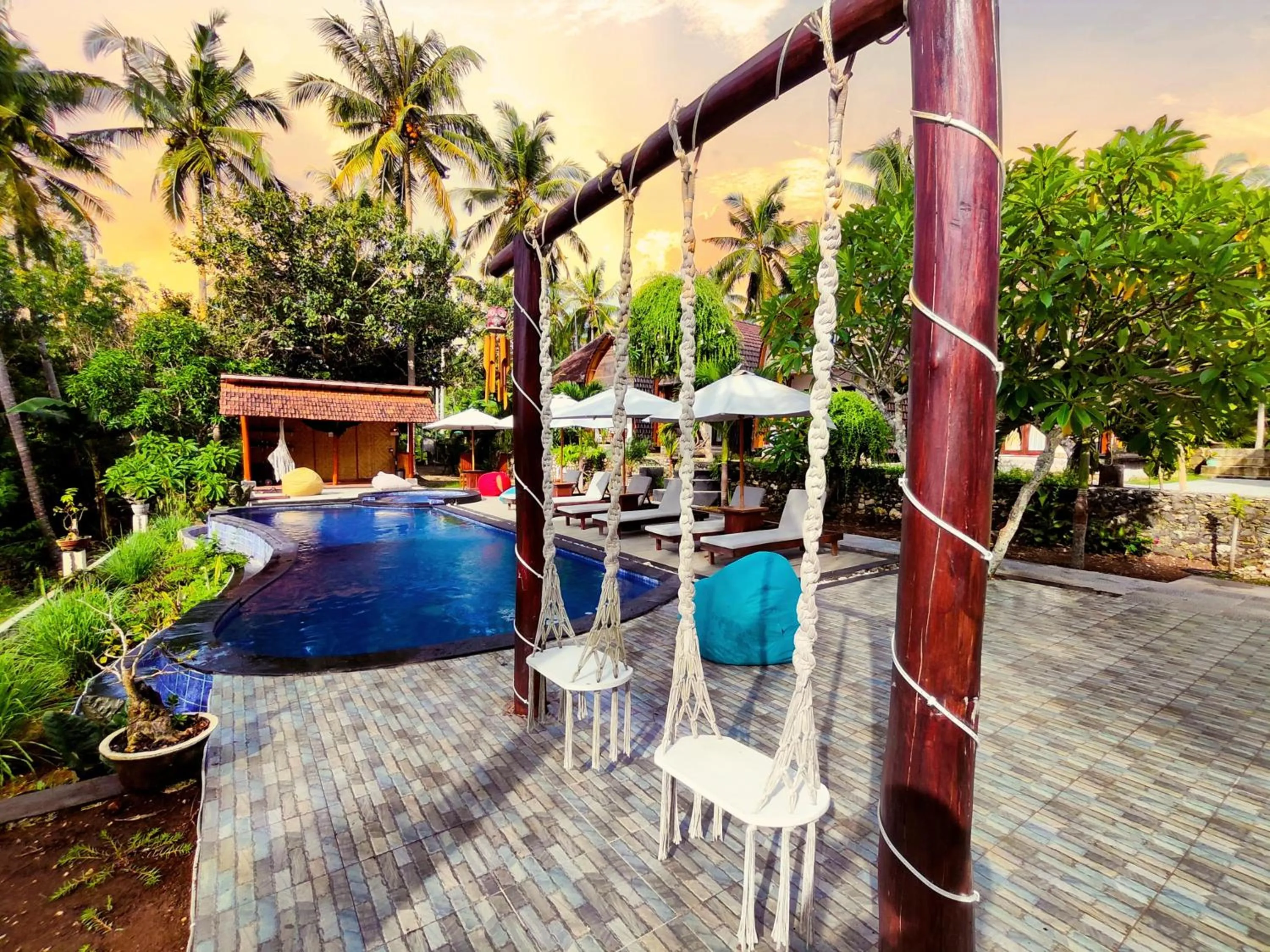 Patio in Meket Bungalows