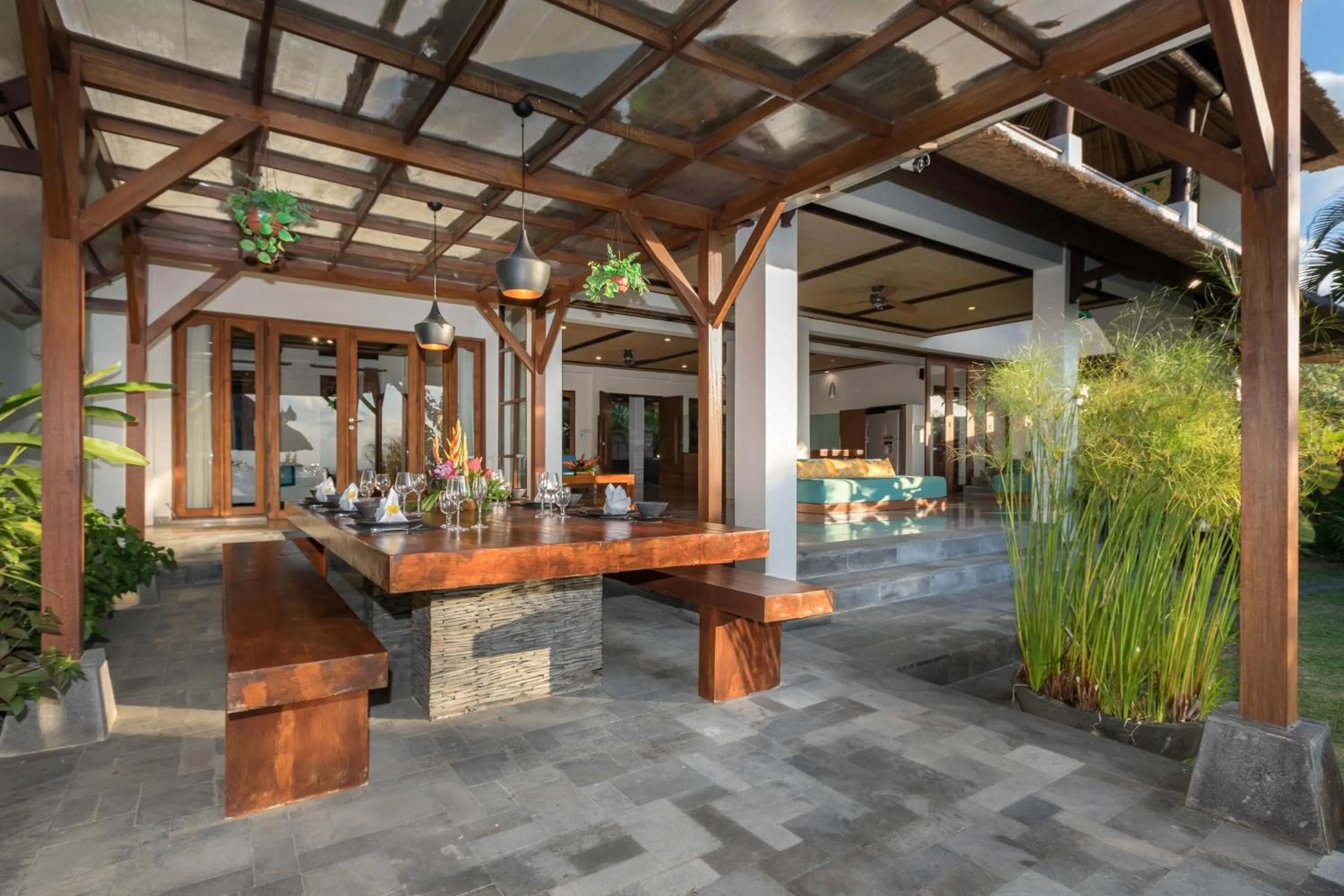 Dining area in Villa Djani Balangan by Nagisa Bali