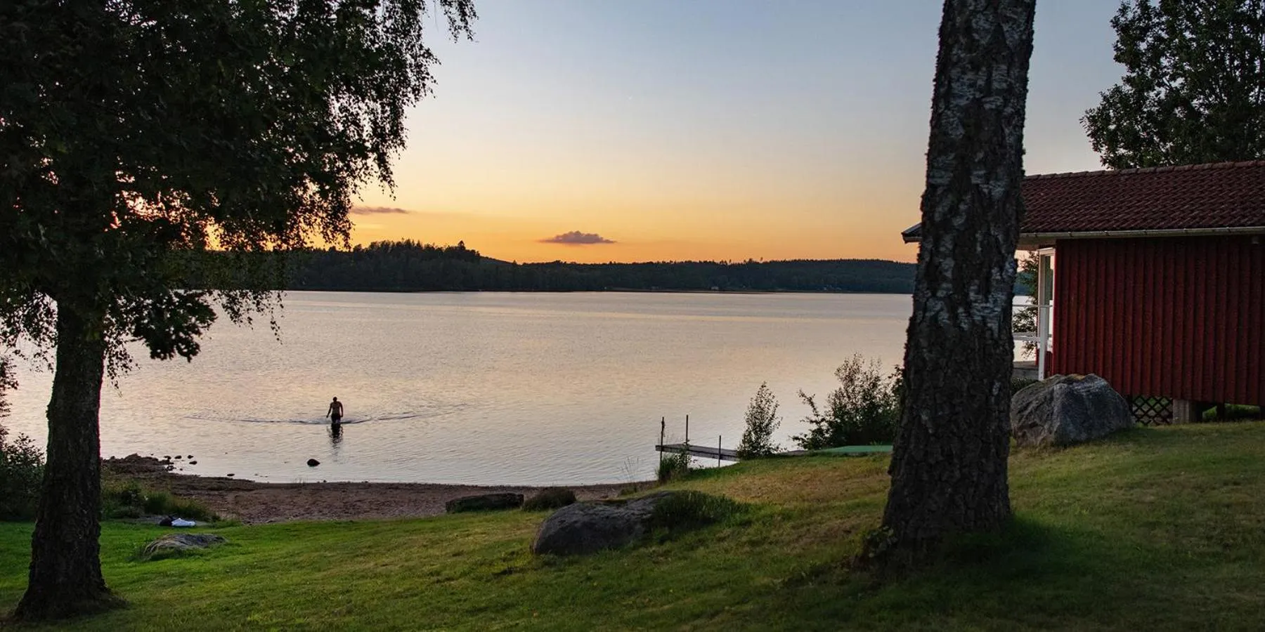Lake view in Två Skyttlar