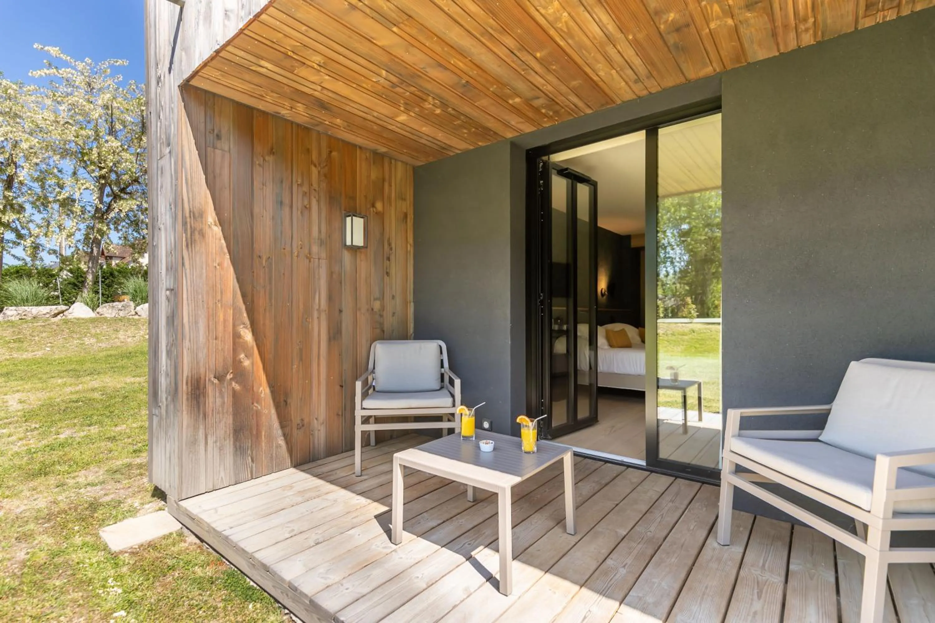 Balcony/Terrace in Auberge de la Caillère