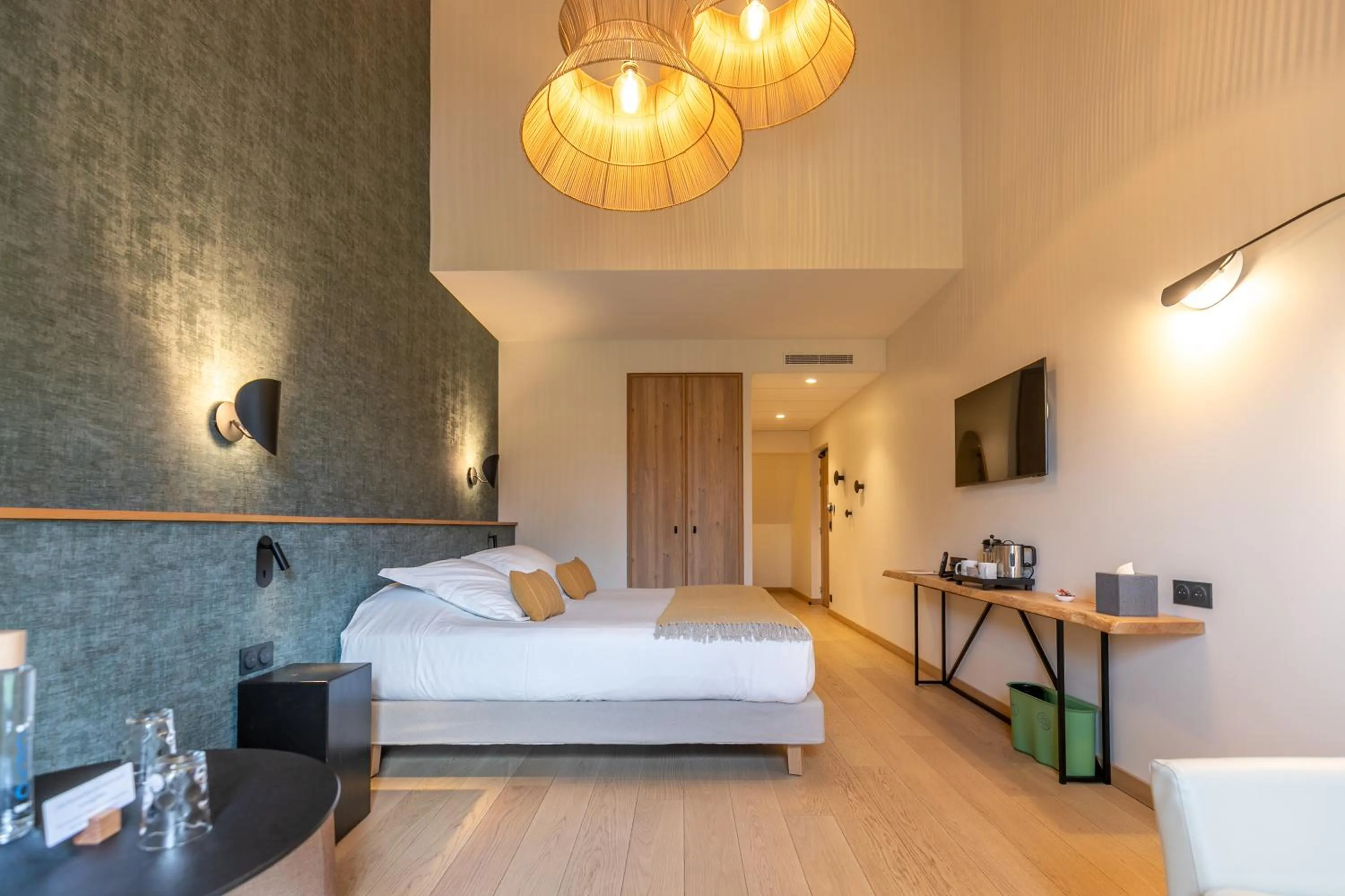 Bed in Auberge de la Caillère