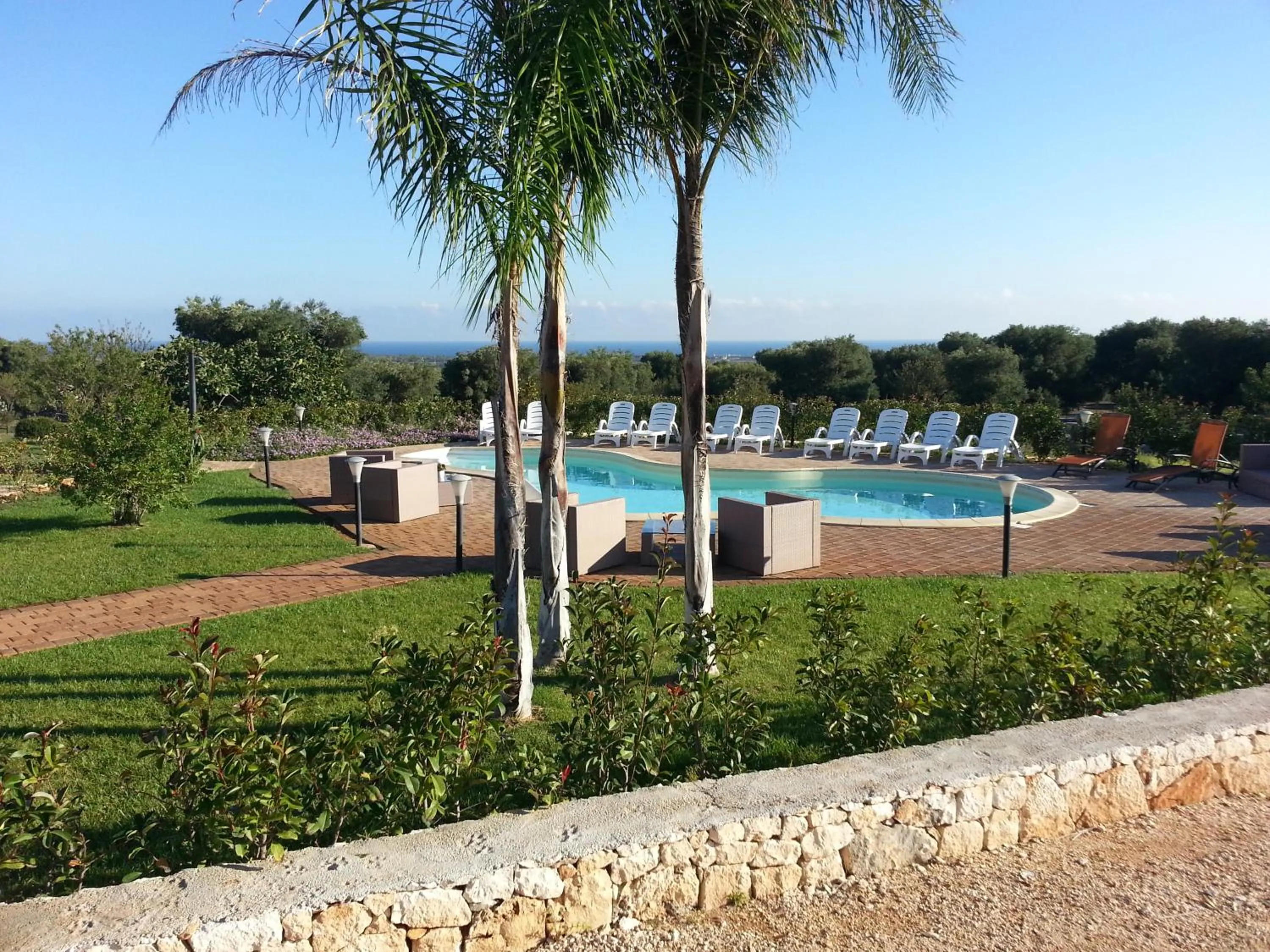 Swimming pool in B&B La Vigna
