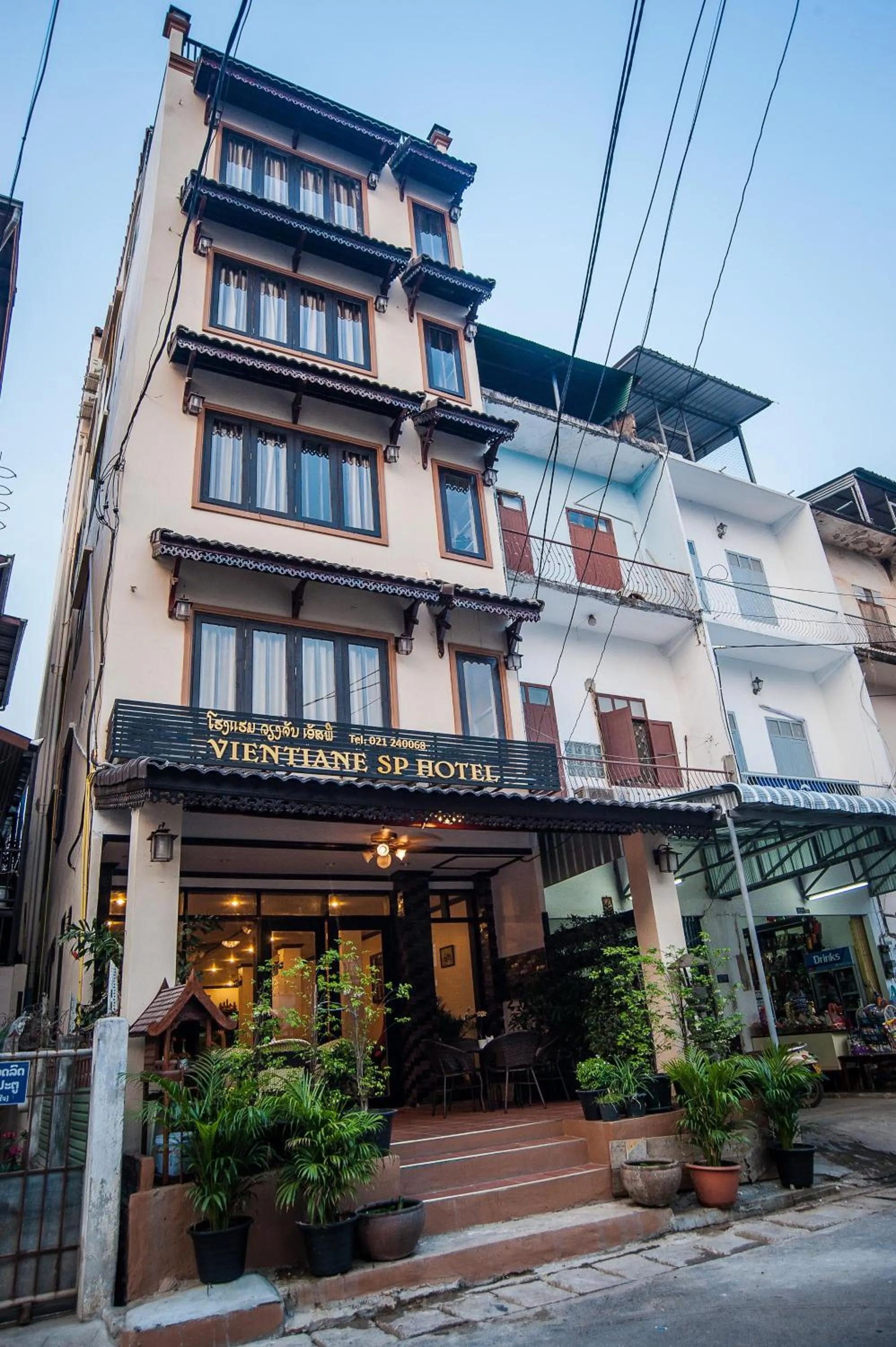 Property building in Vientiane SP Hotel
