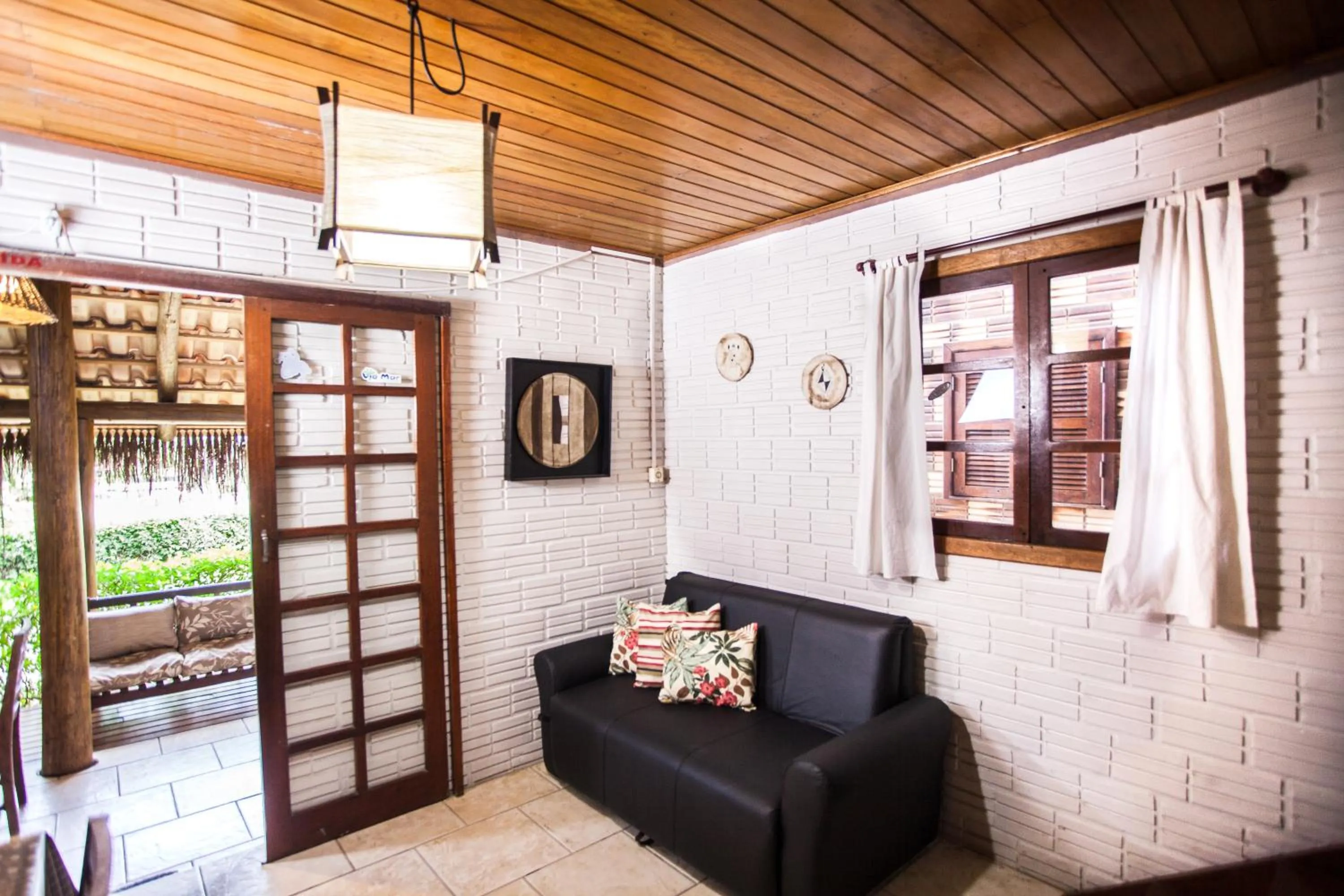 Living room in Pousada Cabanas Kaia Lua
