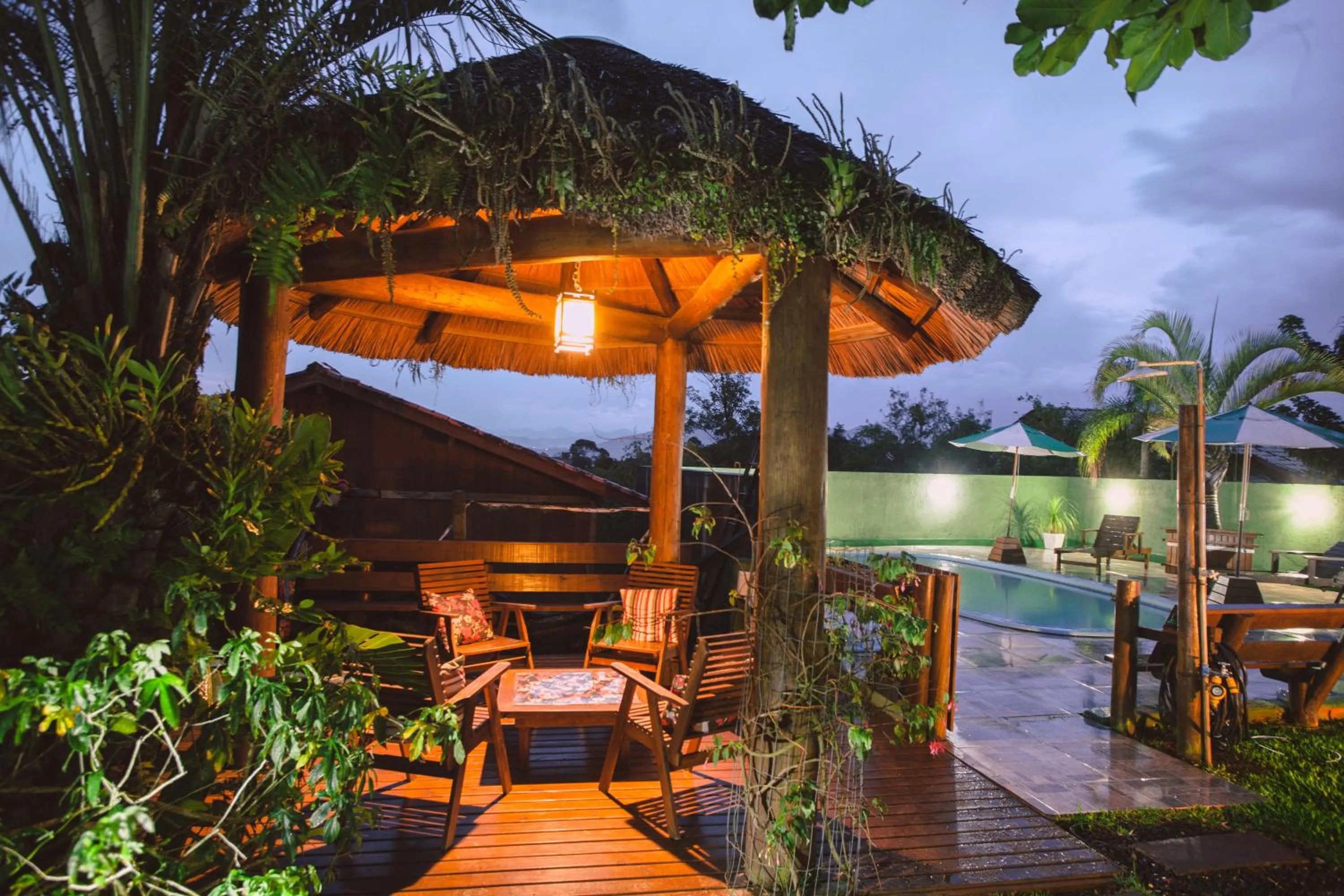 Garden in Pousada Cabanas Kaia Lua