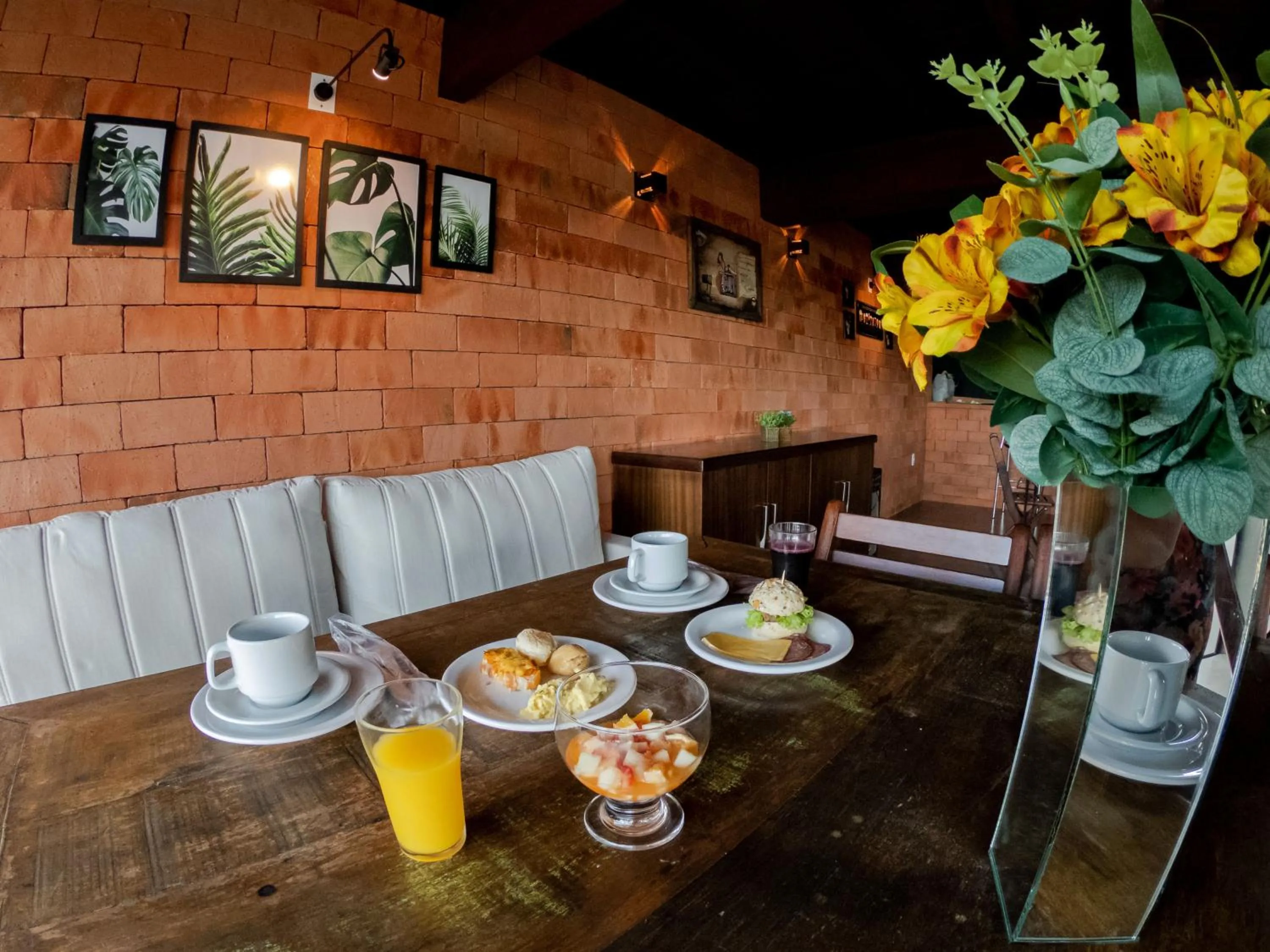 Breakfast in Pousada Cabanas Kaia Lua