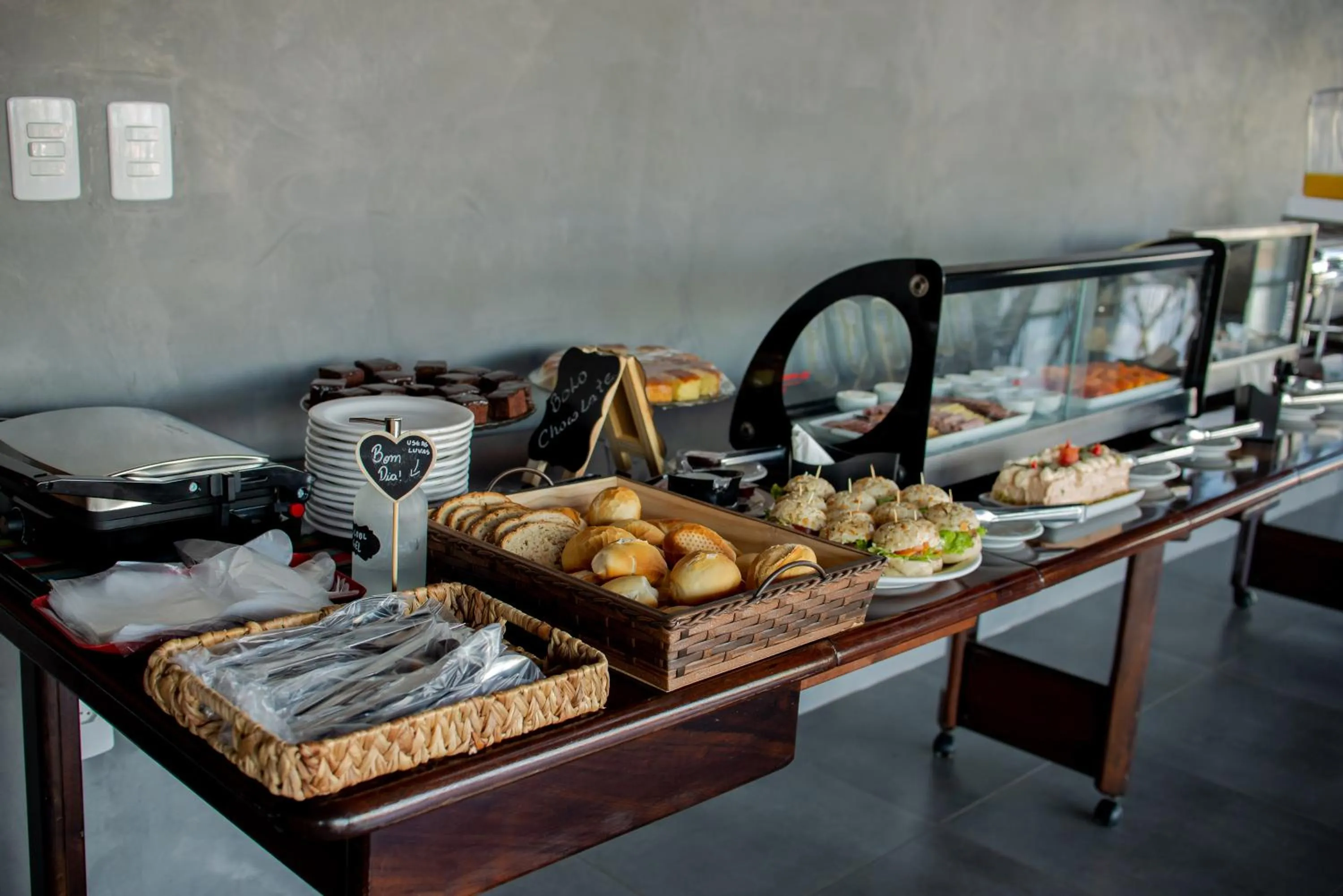 Breakfast in Pousada Cabanas Kaia Lua