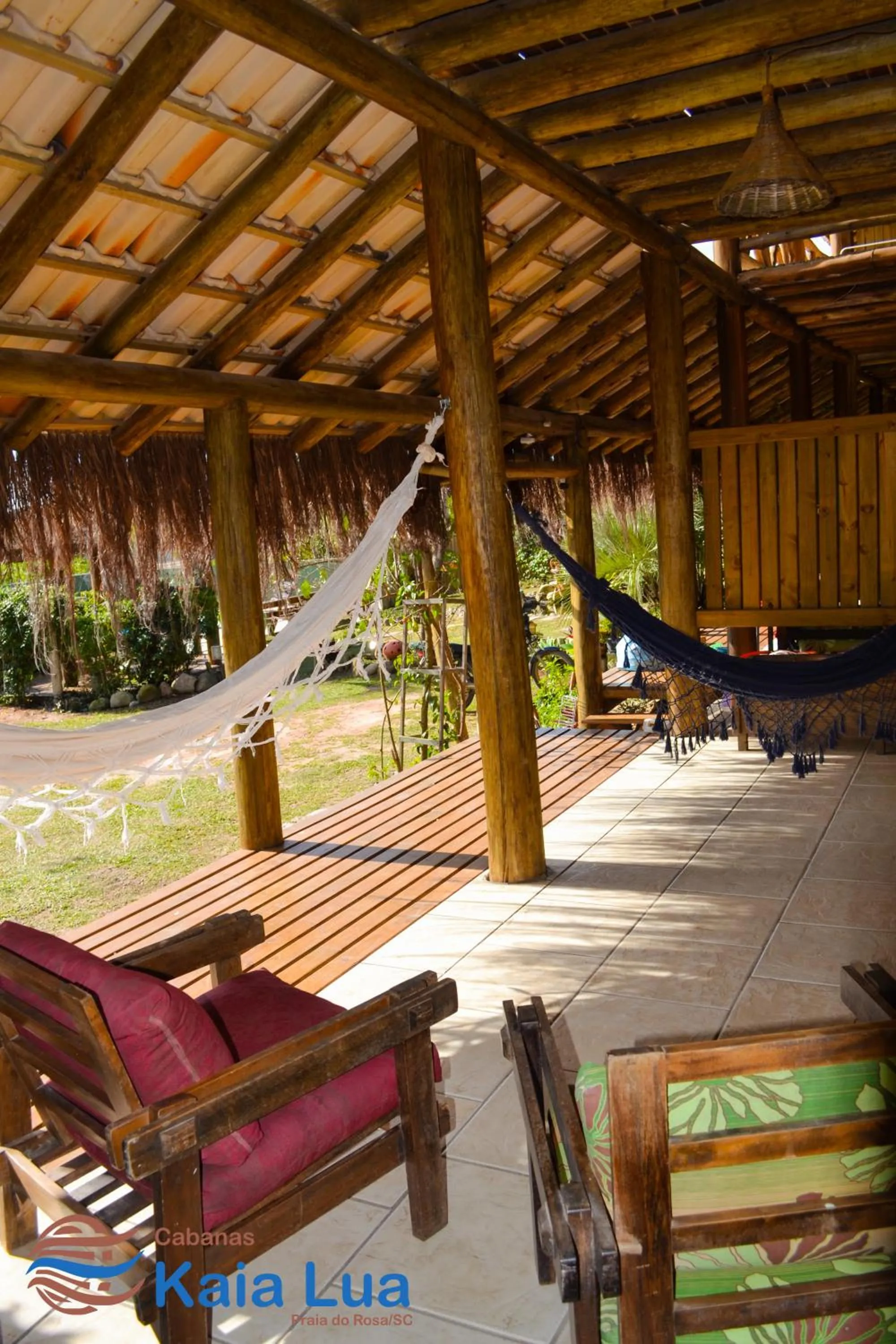 Balcony/Terrace in Pousada Cabanas Kaia Lua