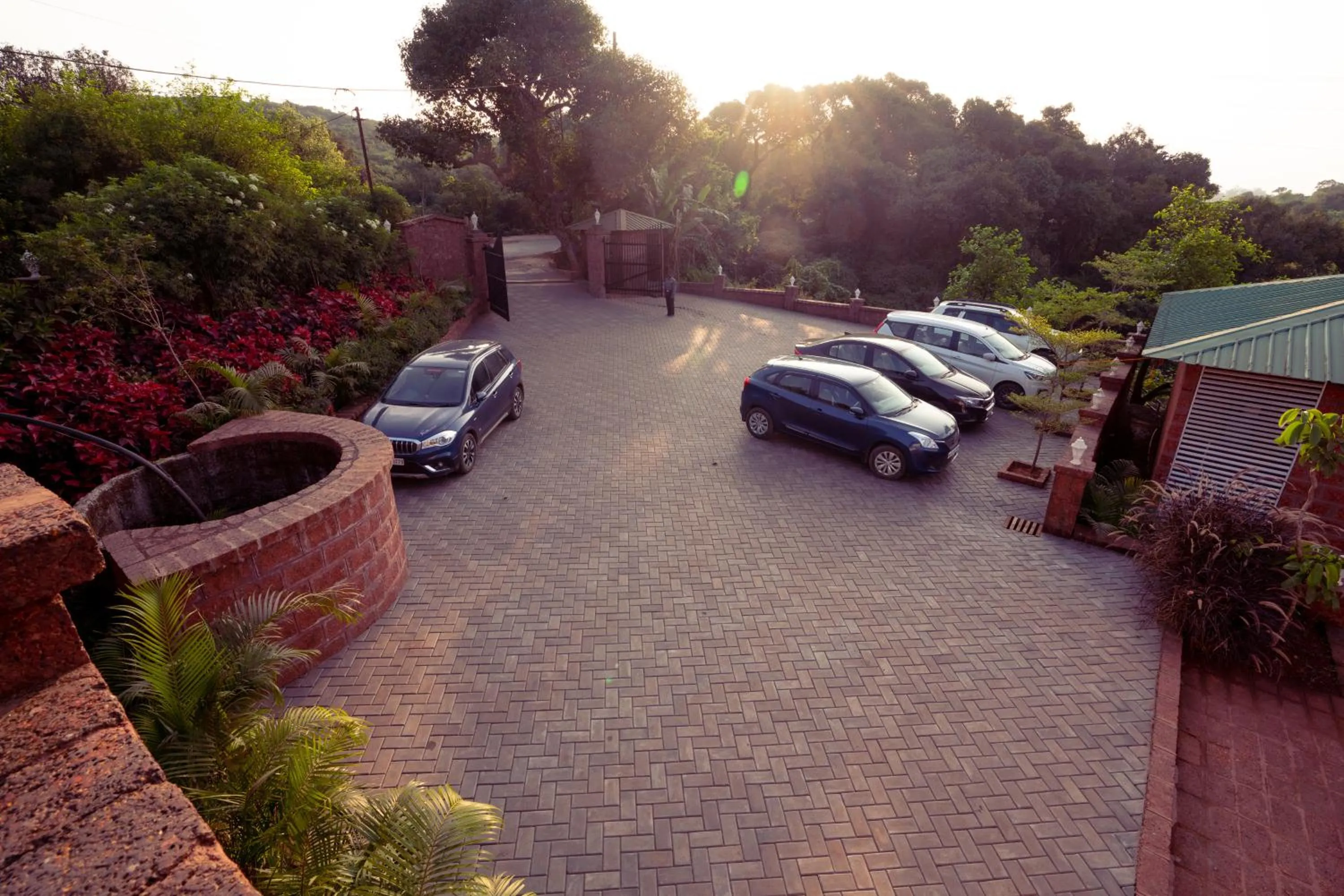Parking in La Serene Resort and Spa
