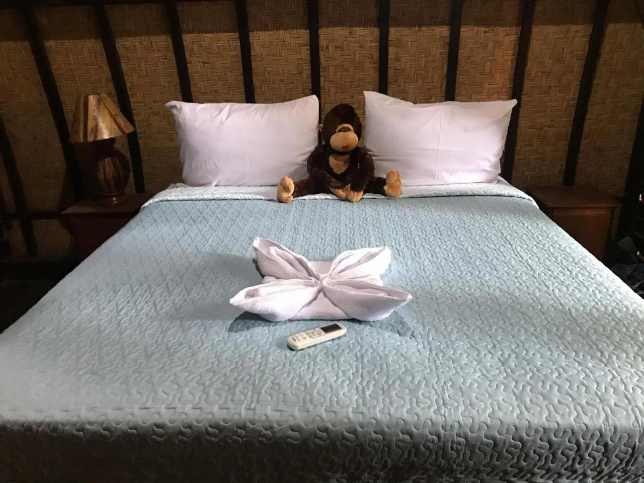 Bed in Gili Davidoff Bungalow