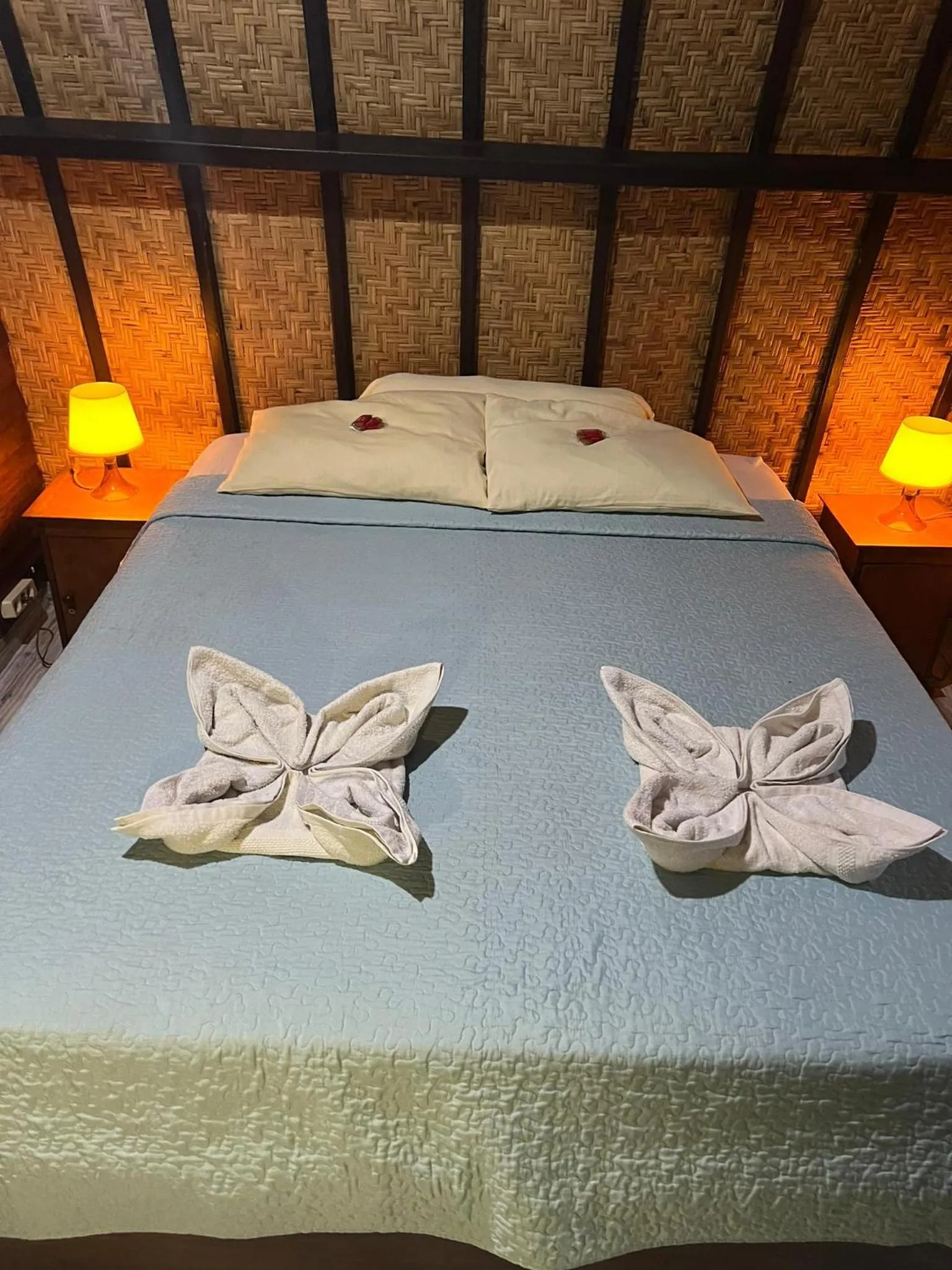 Bed in Gili Davidoff Bungalow