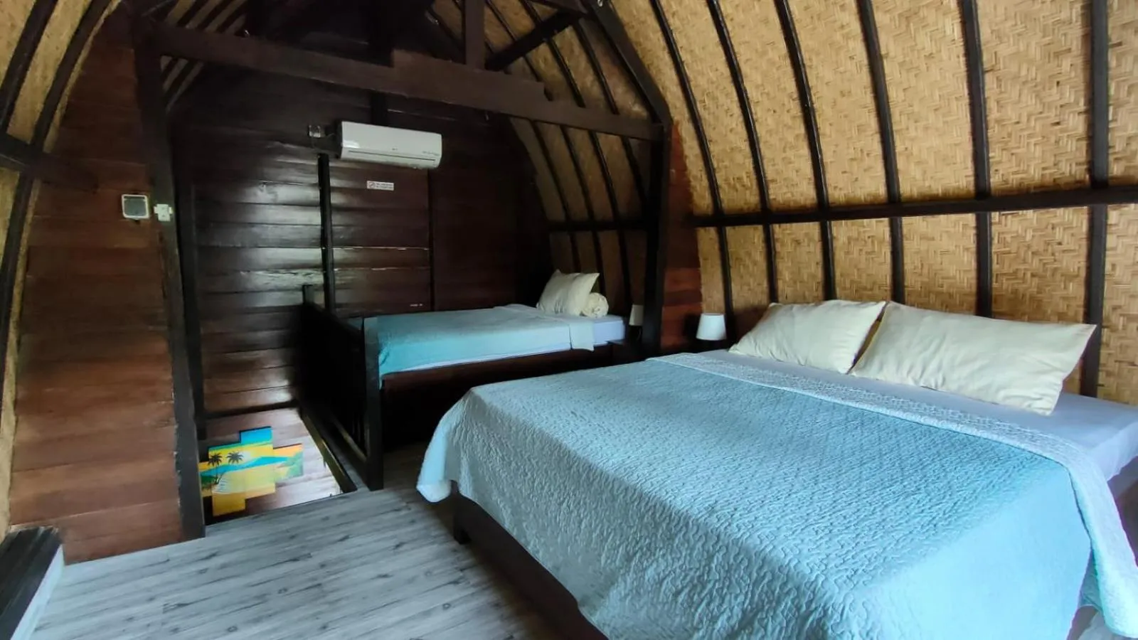 Bed in Gili Davidoff Bungalow