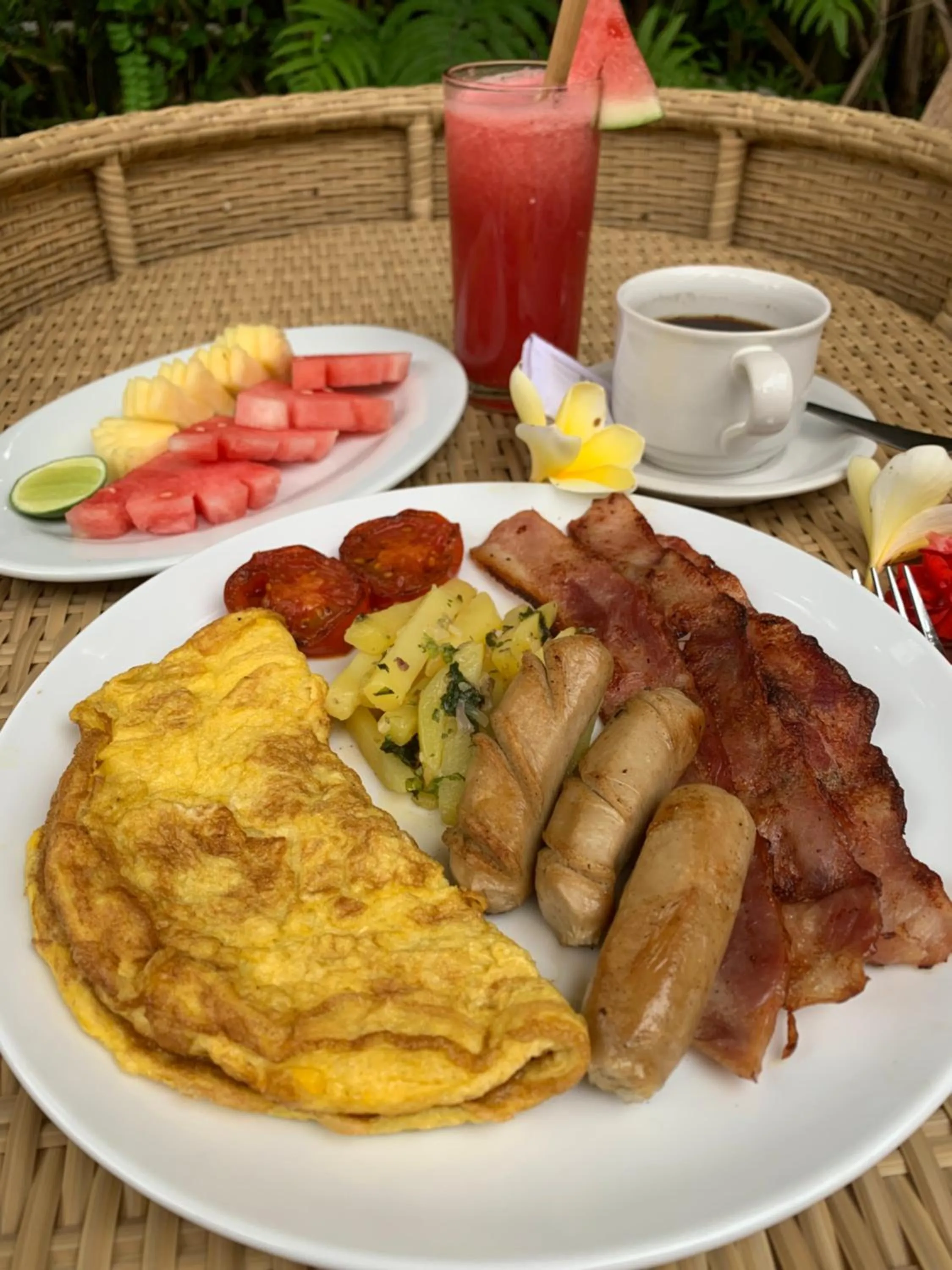 Food and drinks in Gladak di Uma Bali