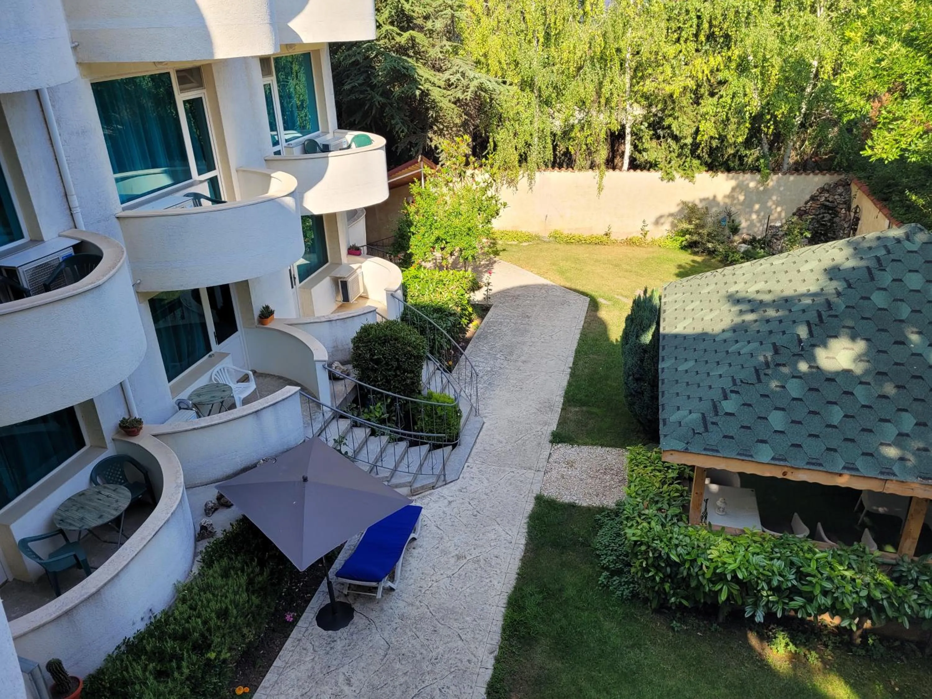 Patio in Hotel Veronika