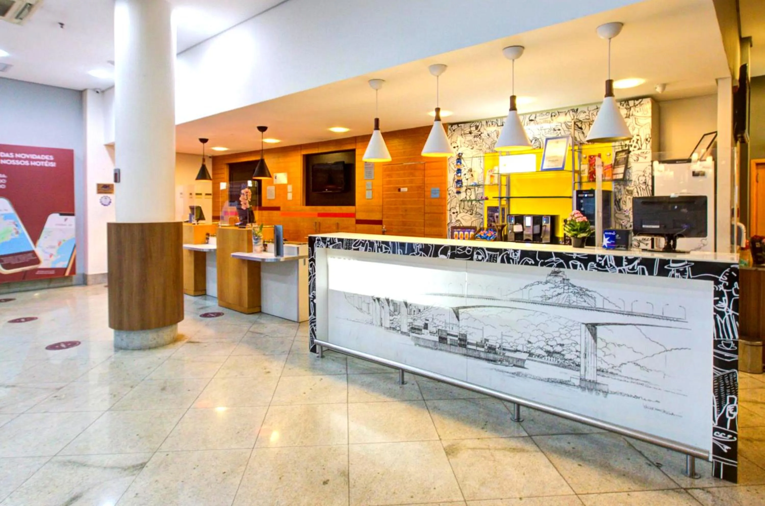 Lobby or reception in ibis Vitoria Praia de Camburi