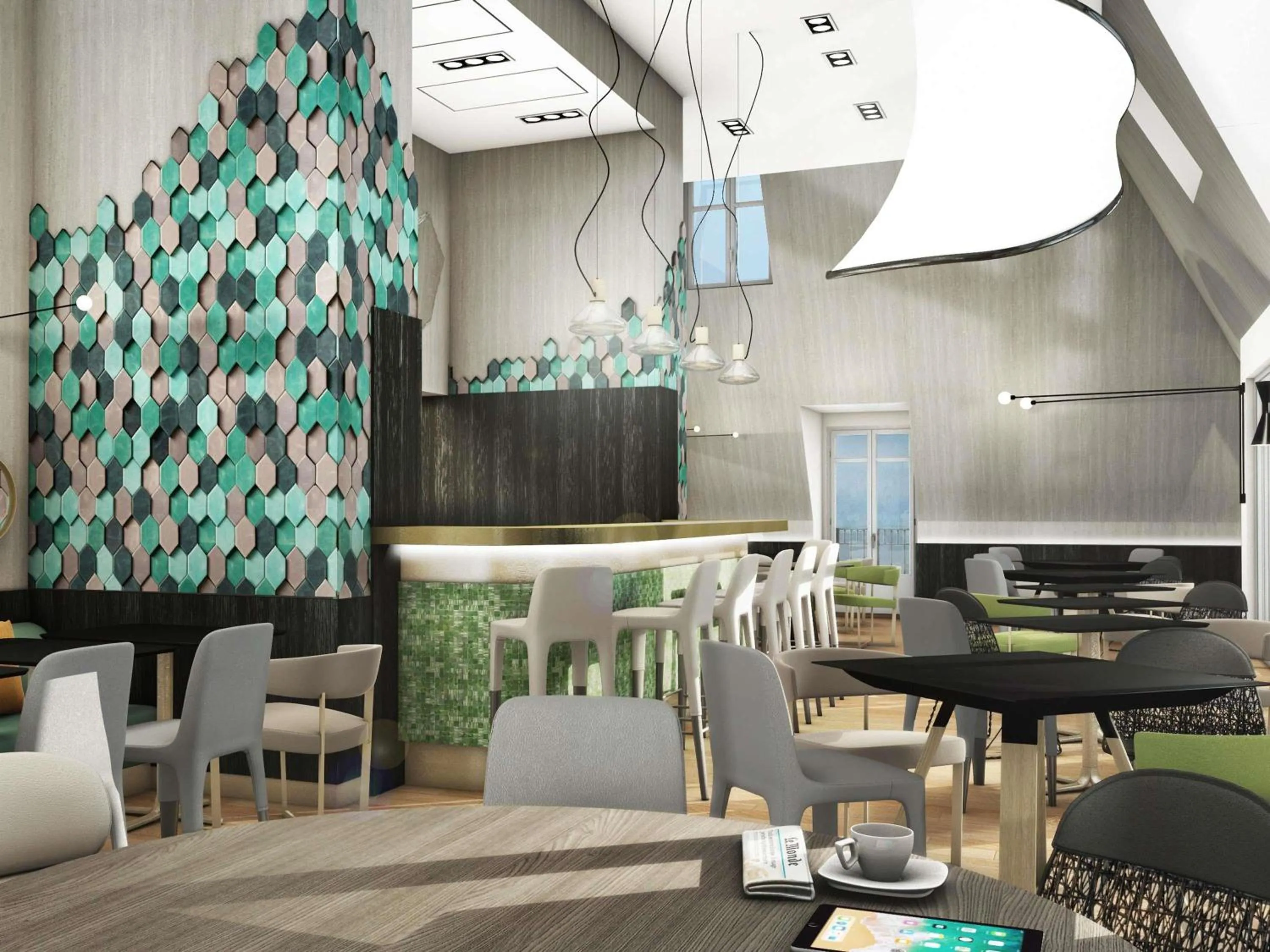 Restaurant/places to eat in Novotel Deauville Plage