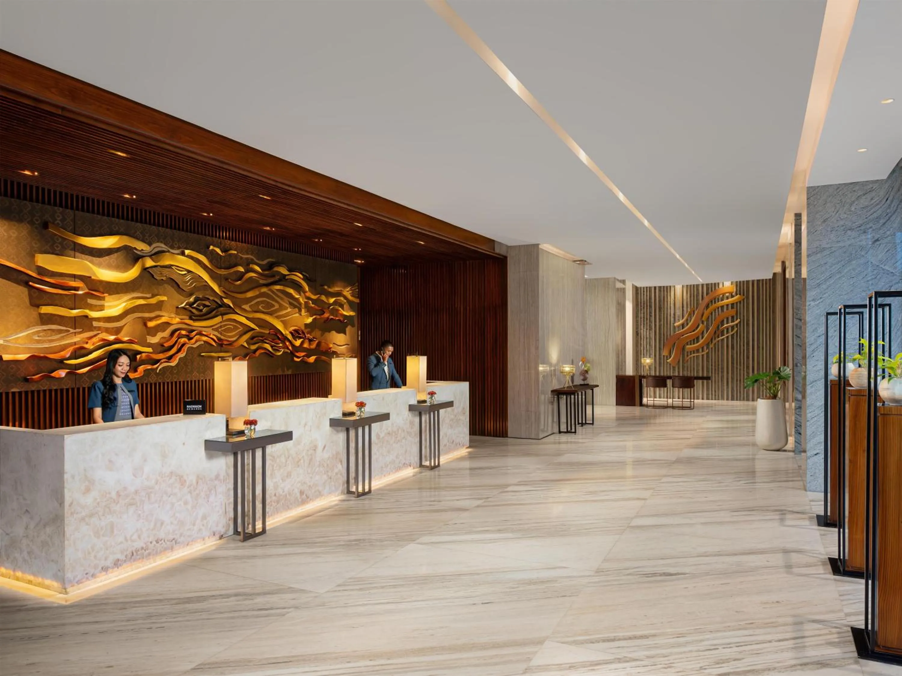 Lobby or reception in Radisson Lampung Kedaton