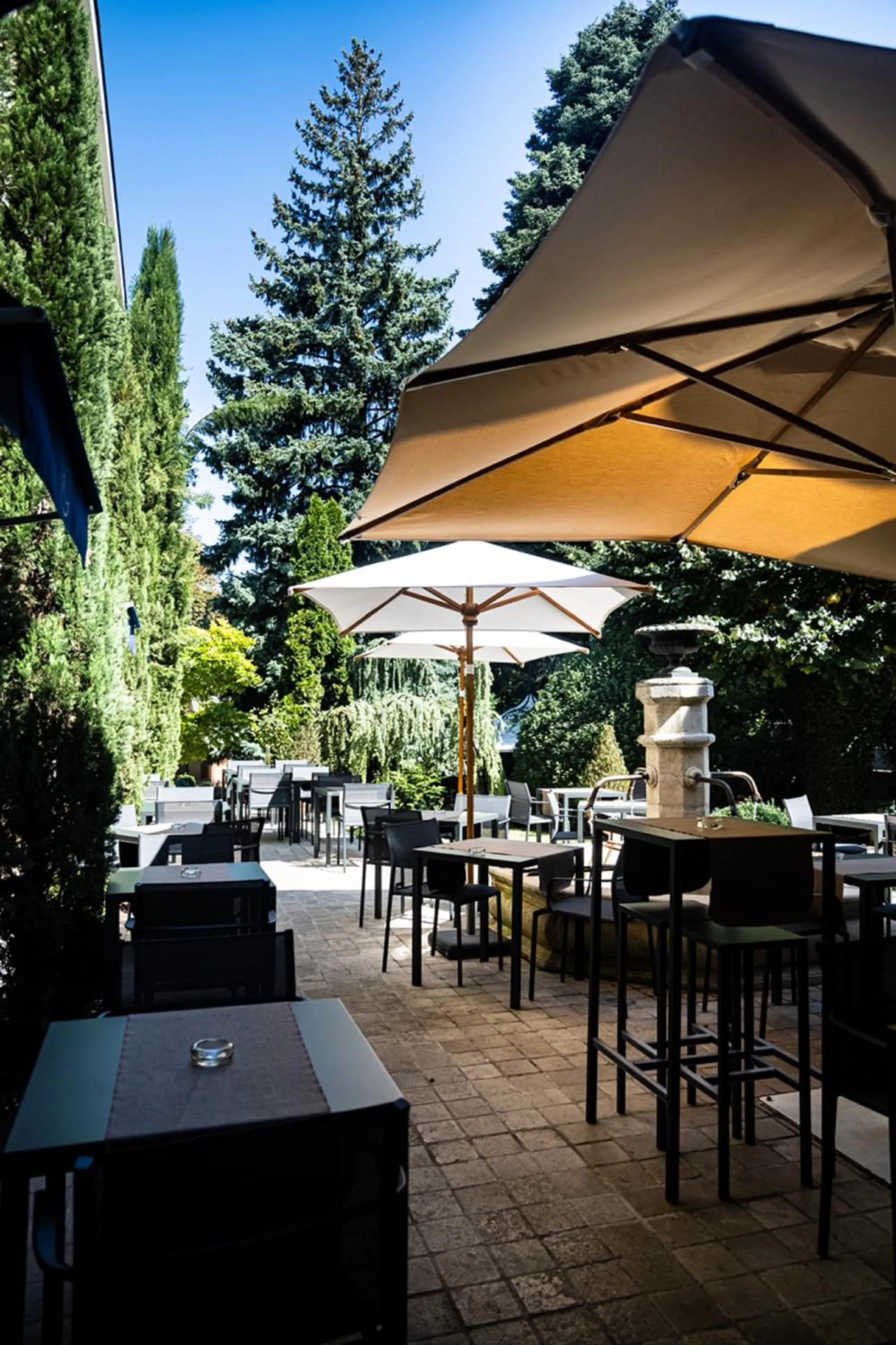 Patio in Cèdre Beaune, A Beauvallon Hotel & Spa