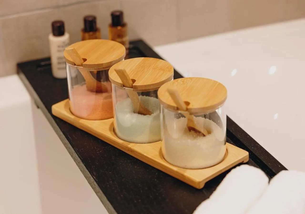 Bathroom in Cèdre Beaune, A Beauvallon Hotel & Spa