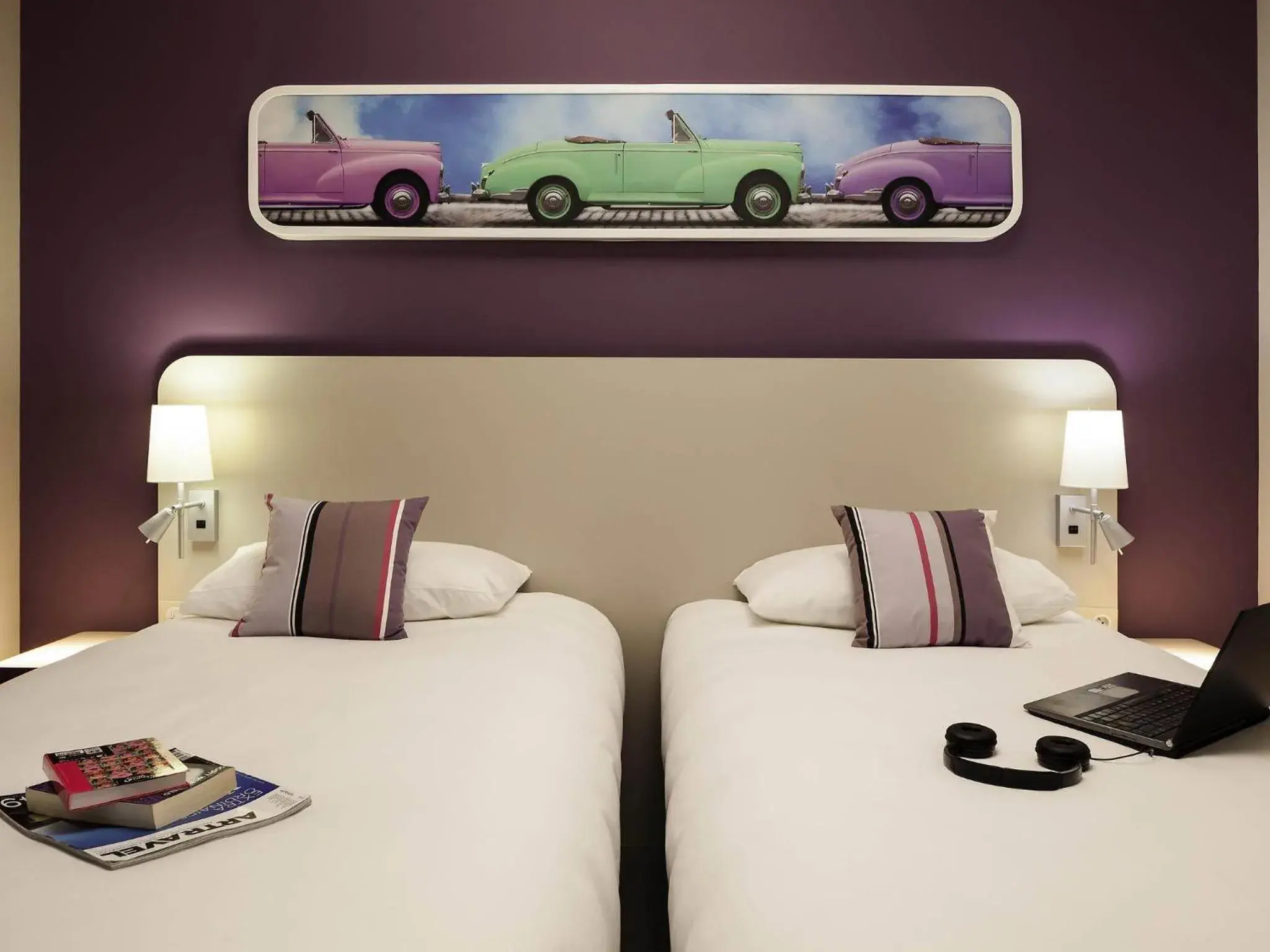 Standard Two Single Bed in ibis Styles Montbéliard Standard Two Single Bed in ibis Styles Montbéliard