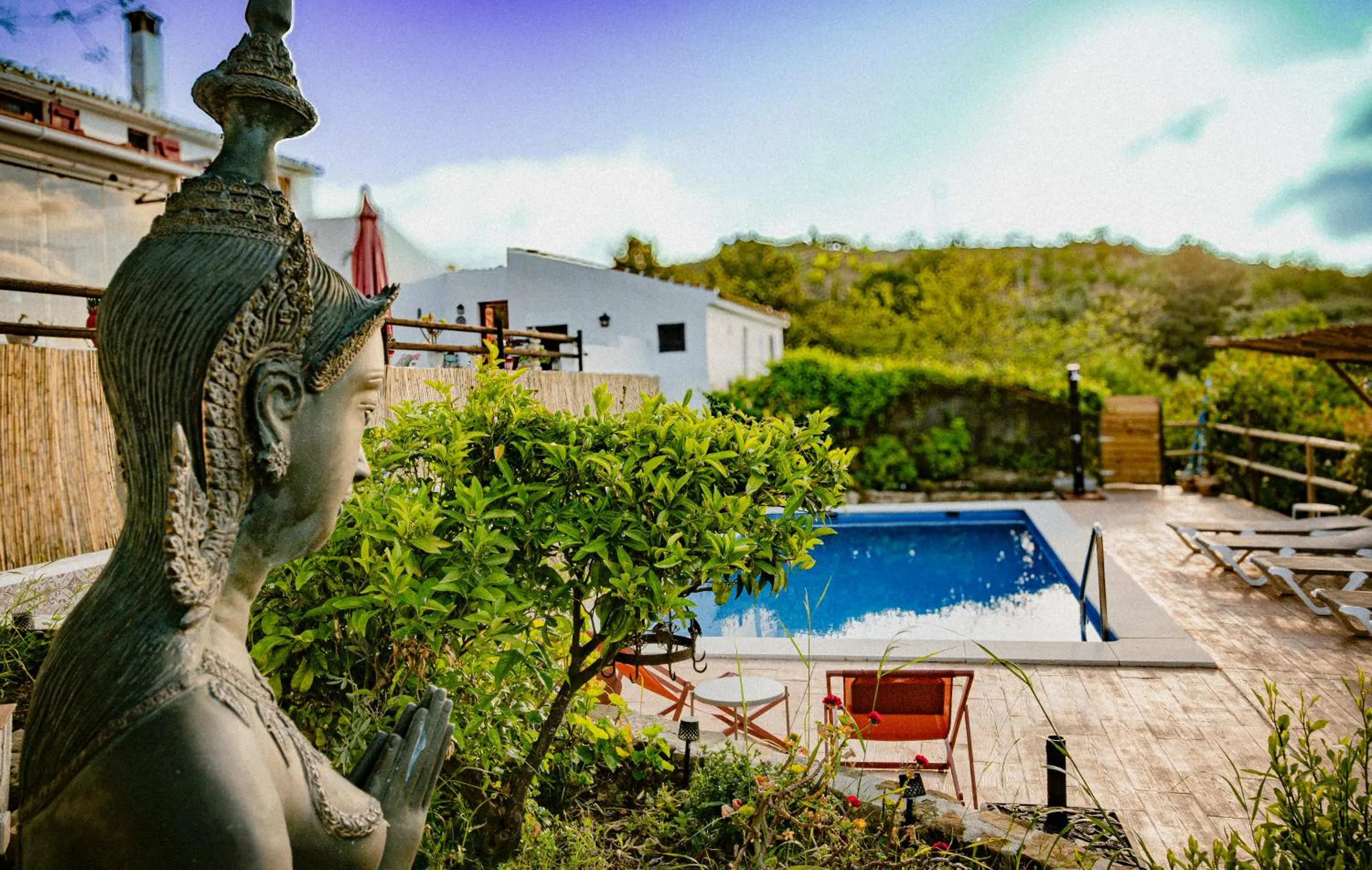 Swimming pool in Finca Amorosa