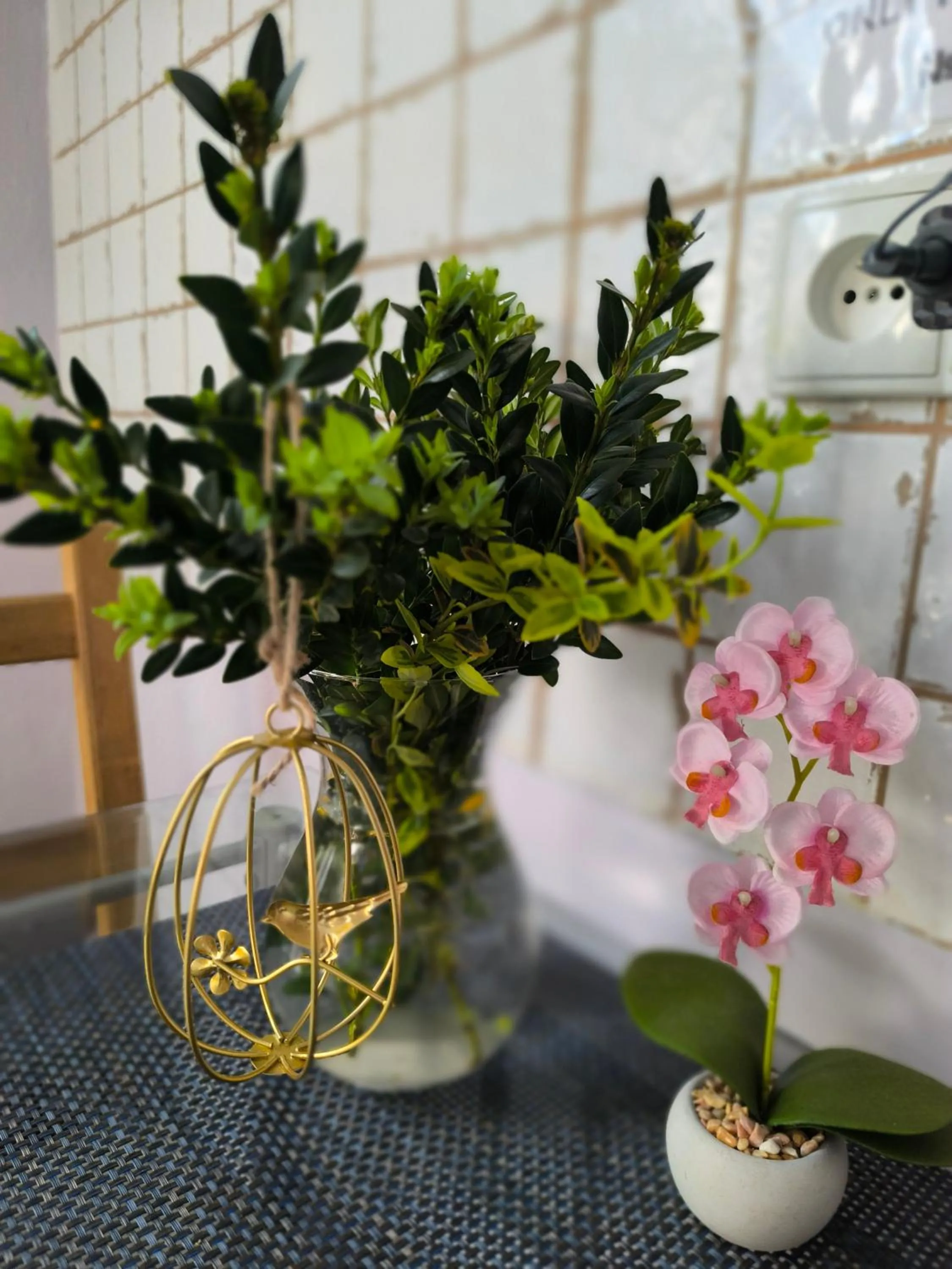 Decorative detail in Willa Retro Hostel & Garden