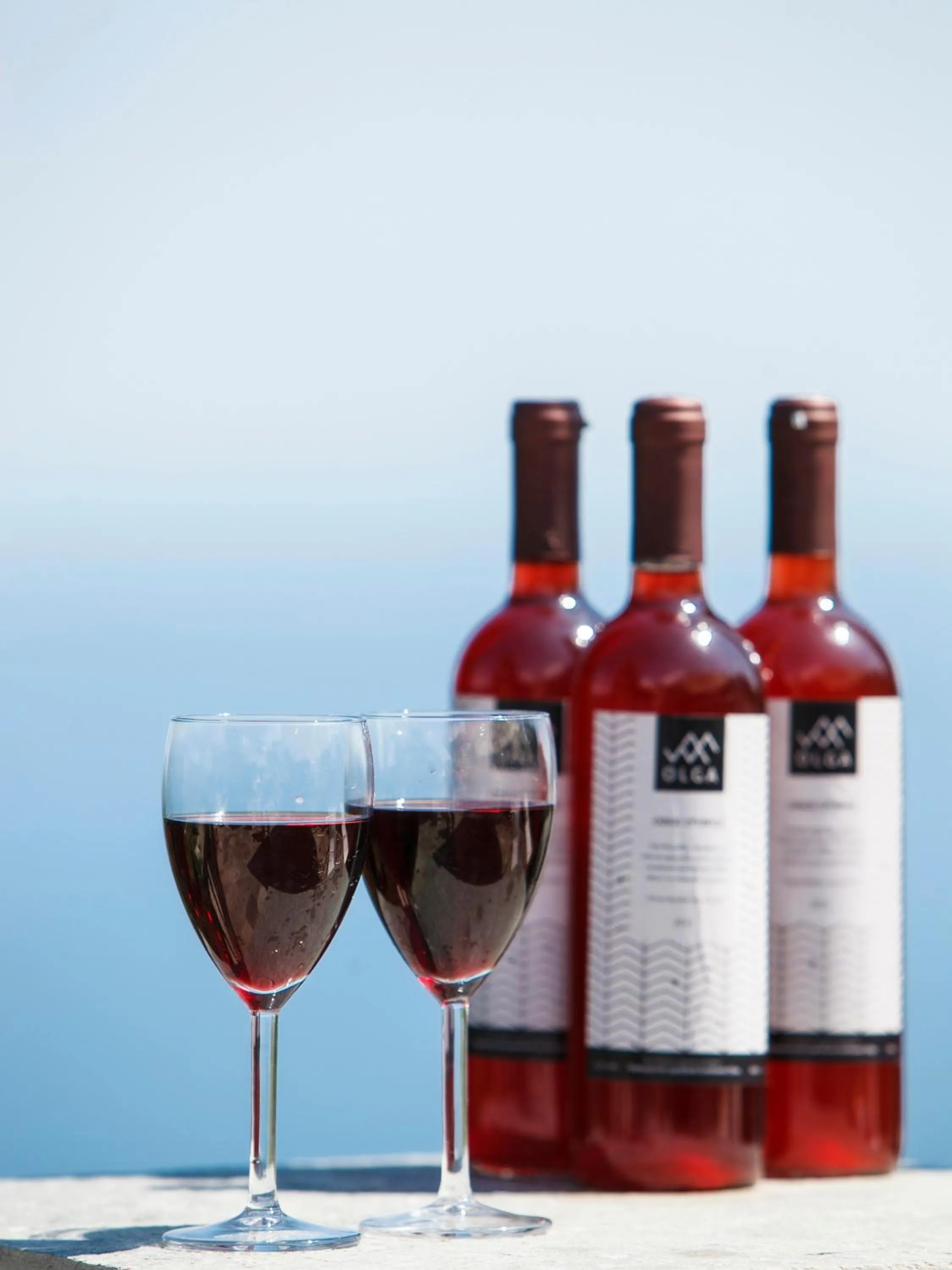 Alcoholic drinks in Olga Hotel Mouresi