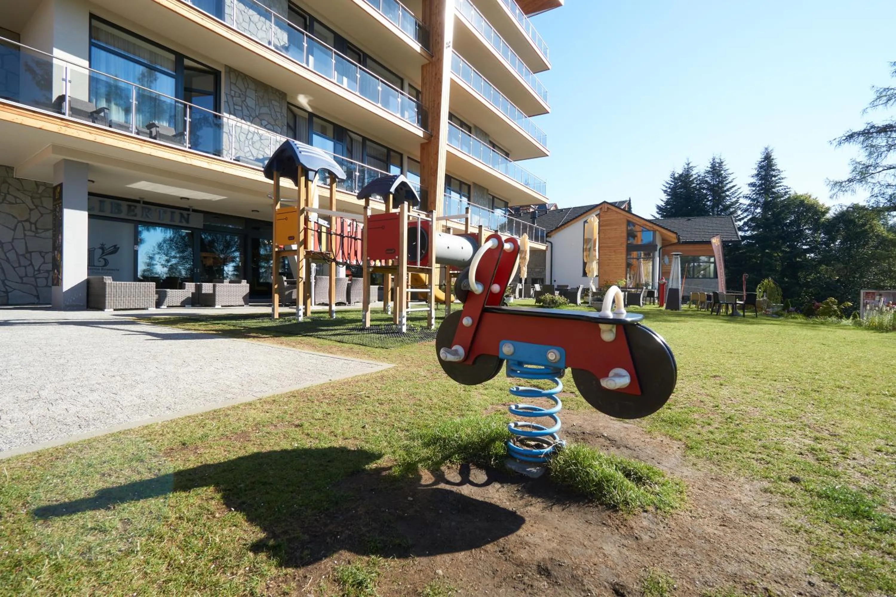Children play ground in Apartmánový Hotel HREBIENOK RESORT