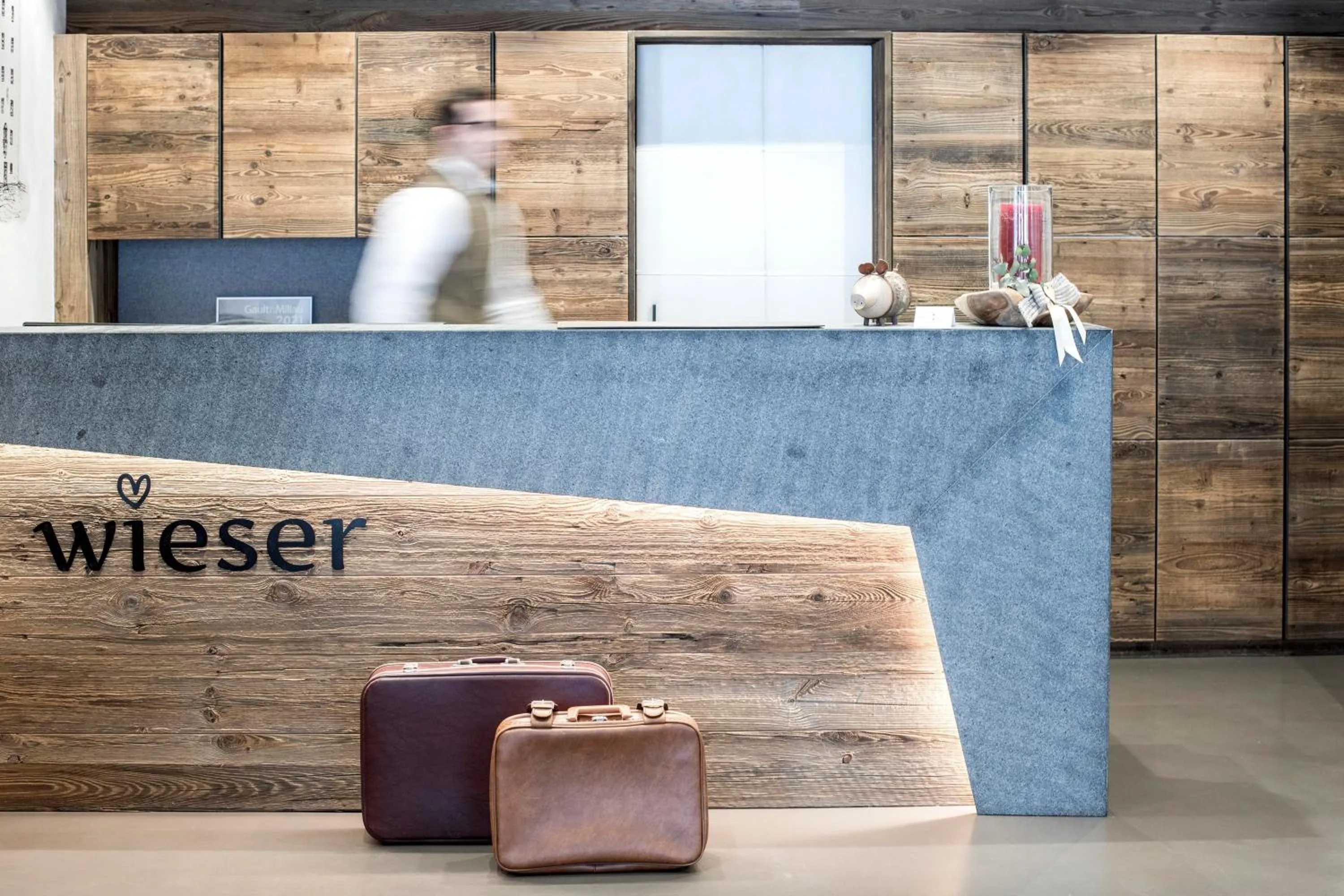 Lobby or reception in Hotel Wieser