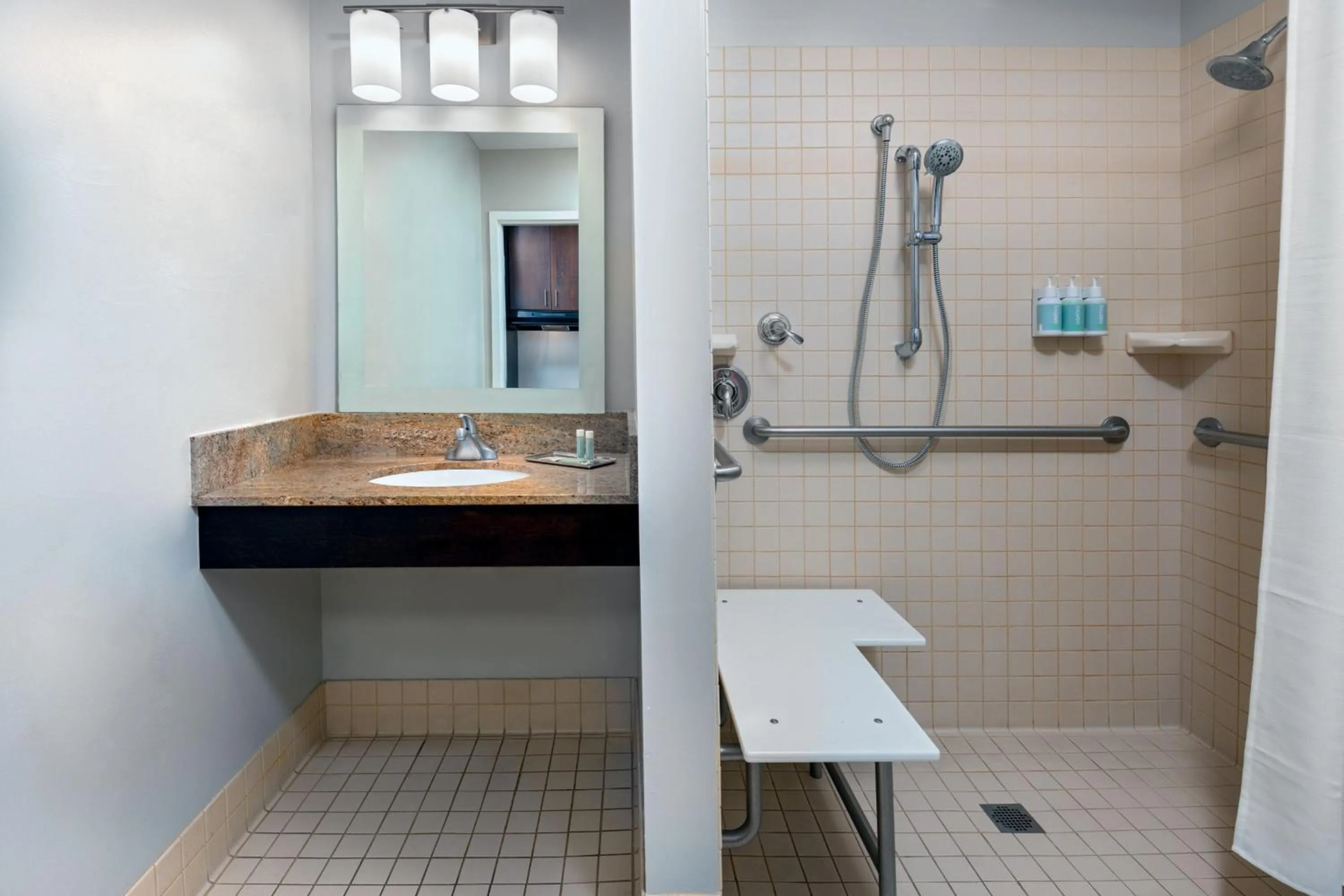 Bathroom in TownePlace Suites Buffalo Airport