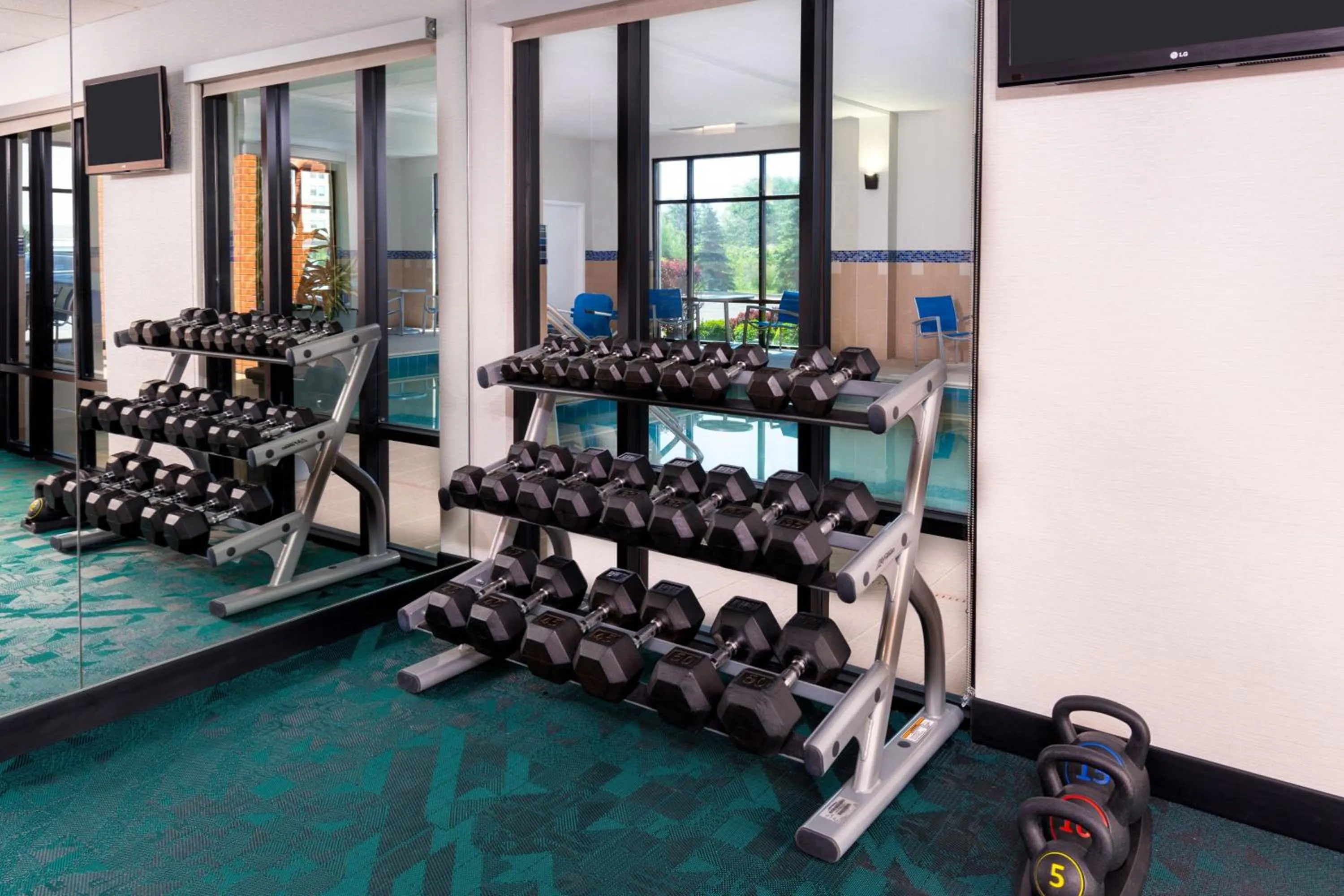 Fitness centre/facilities in TownePlace Suites Buffalo Airport