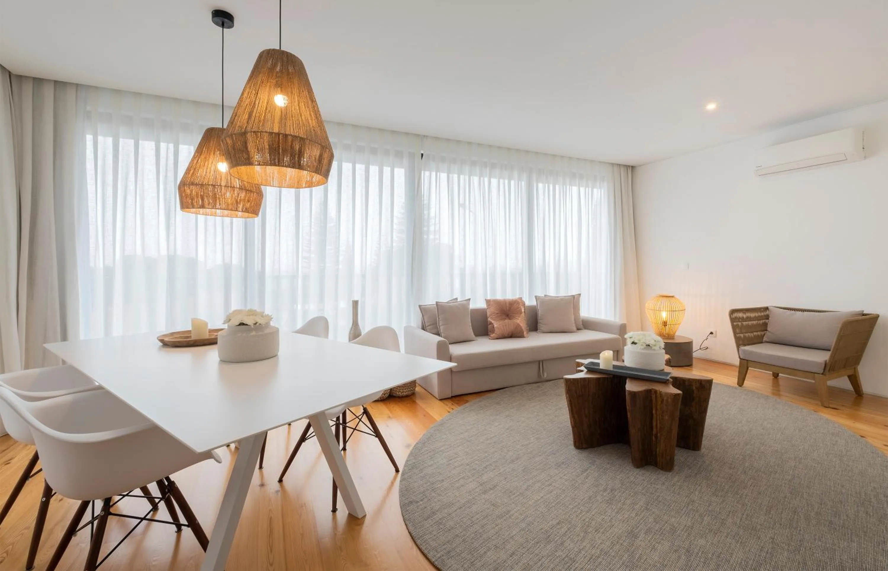 Living room in Aqua - Pópulo Eco Village