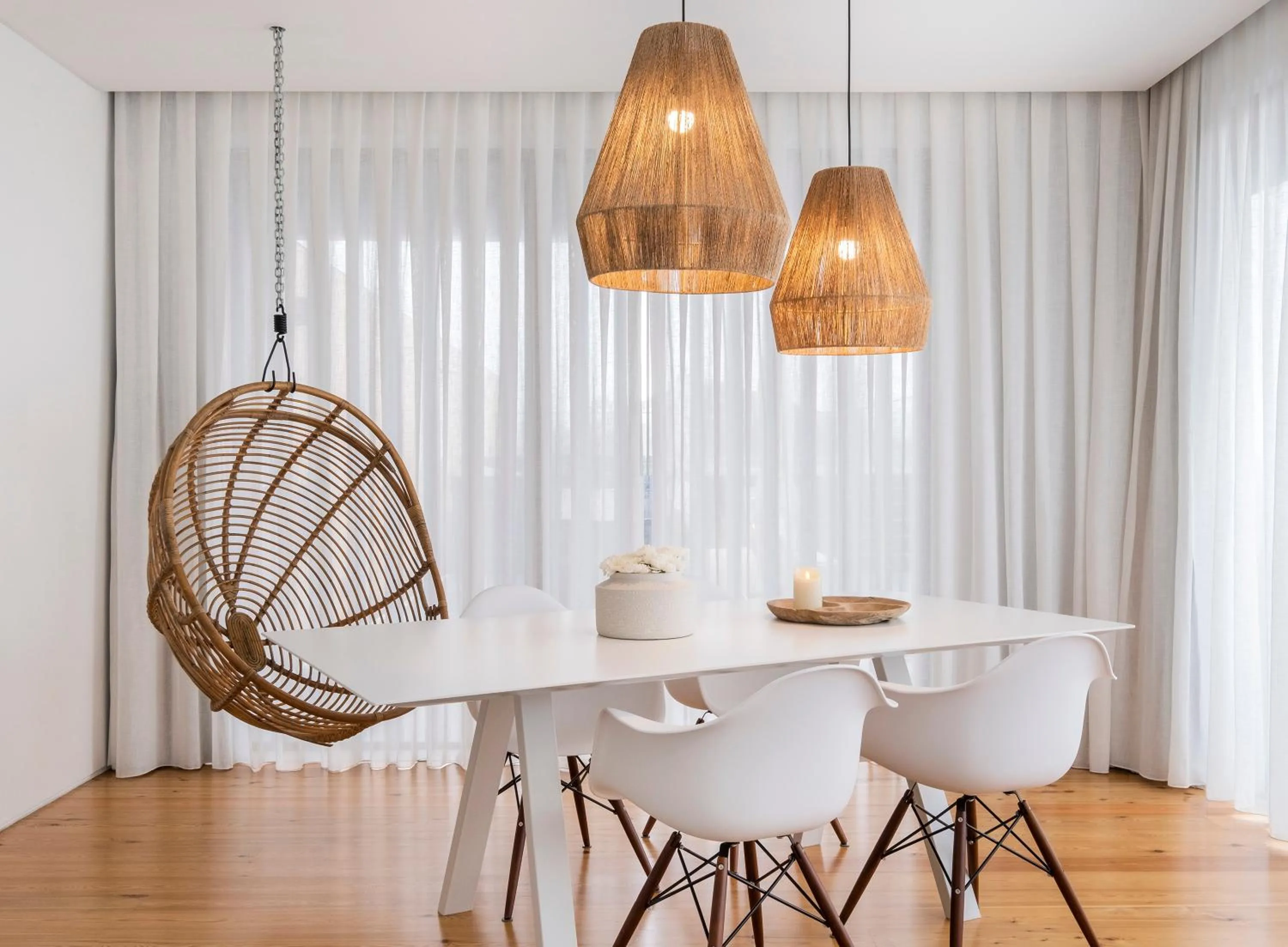 Dining area in Aqua - Pópulo Eco Village