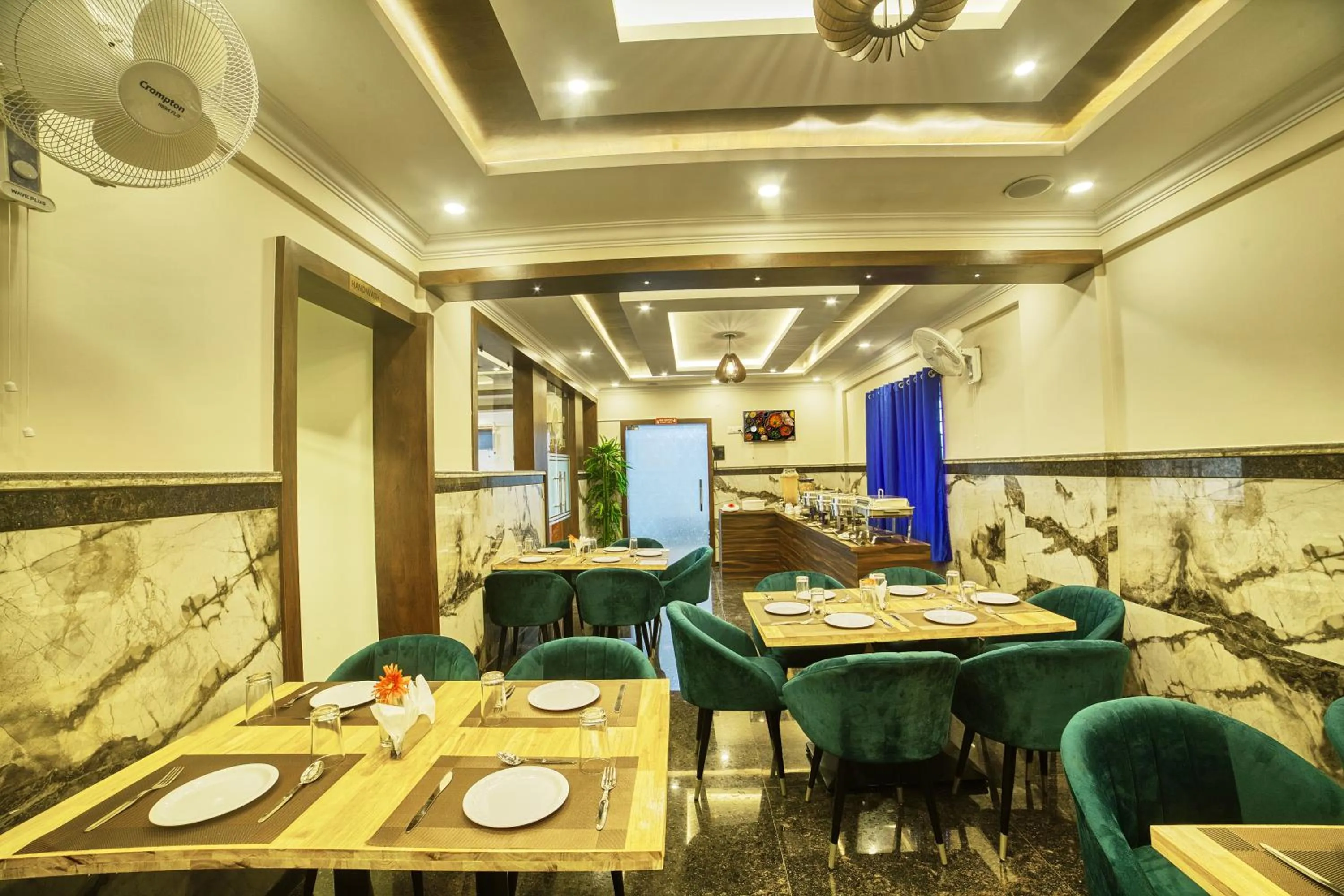 Restaurant/places to eat in SM Royal Suites - Hotel near Kempegowda international Airport Bangalore