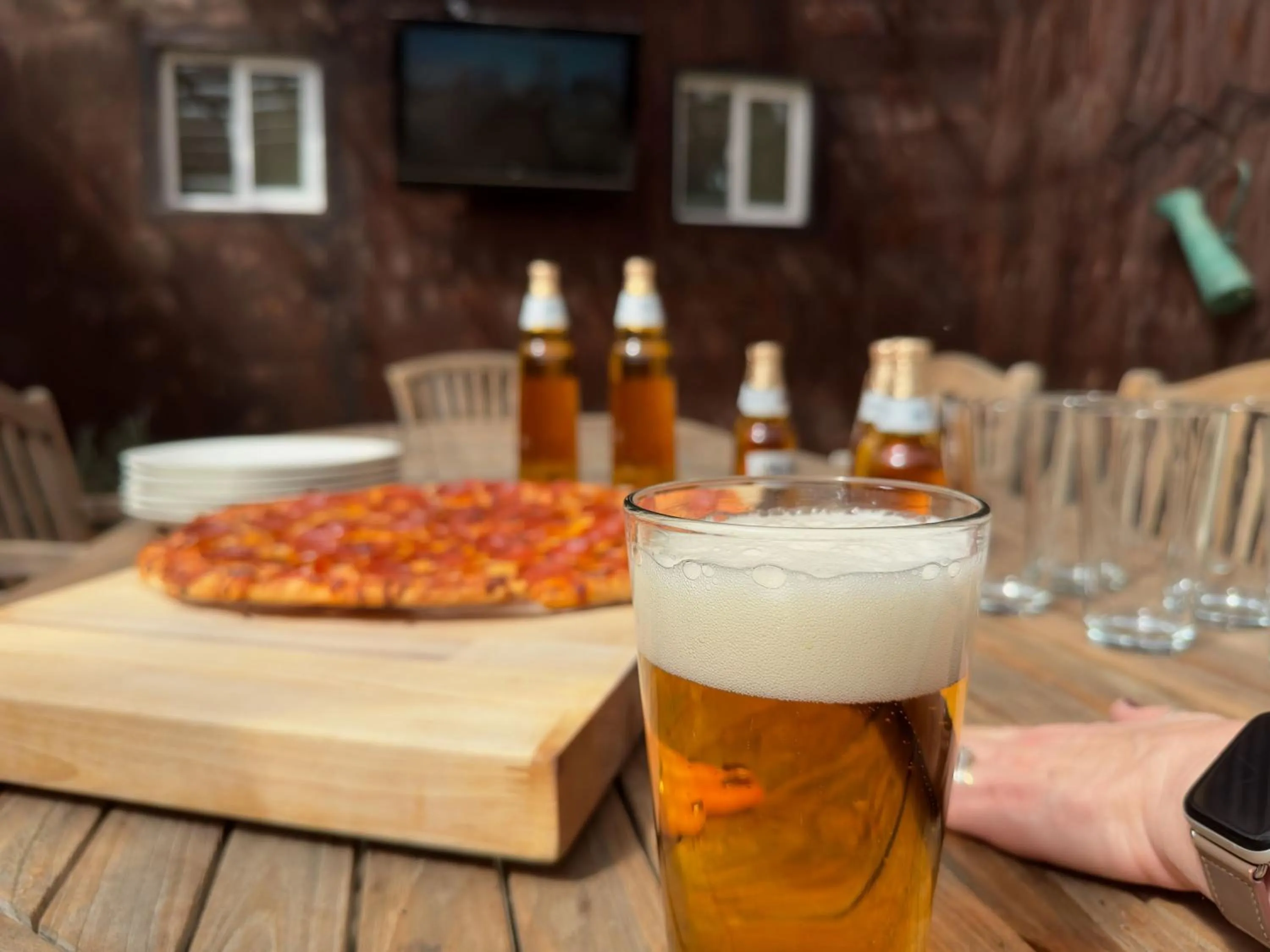 Patio in Bodega Bay Inn