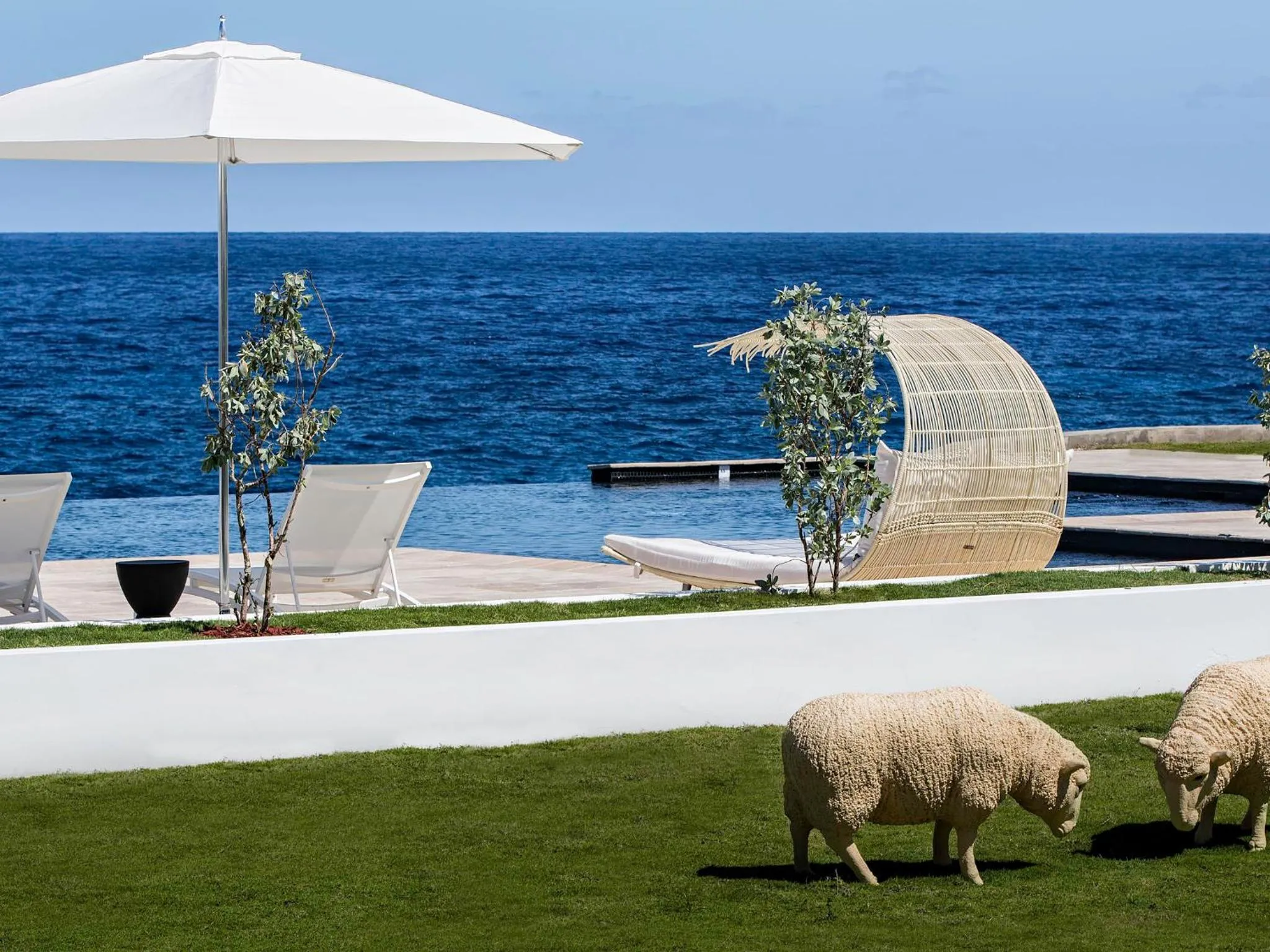 Swimming pool in The Trident Hotel