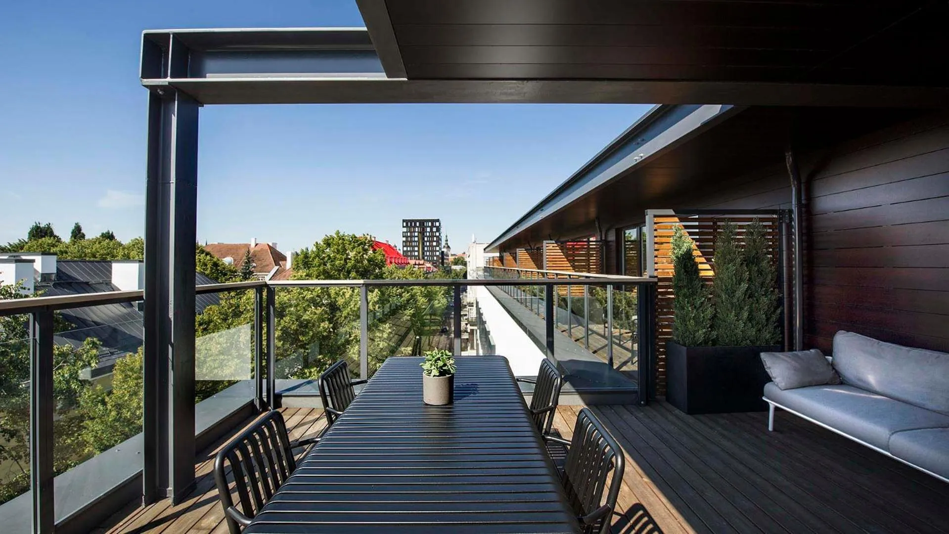 Balcony/Terrace in Hestia Hotel Kentmanni