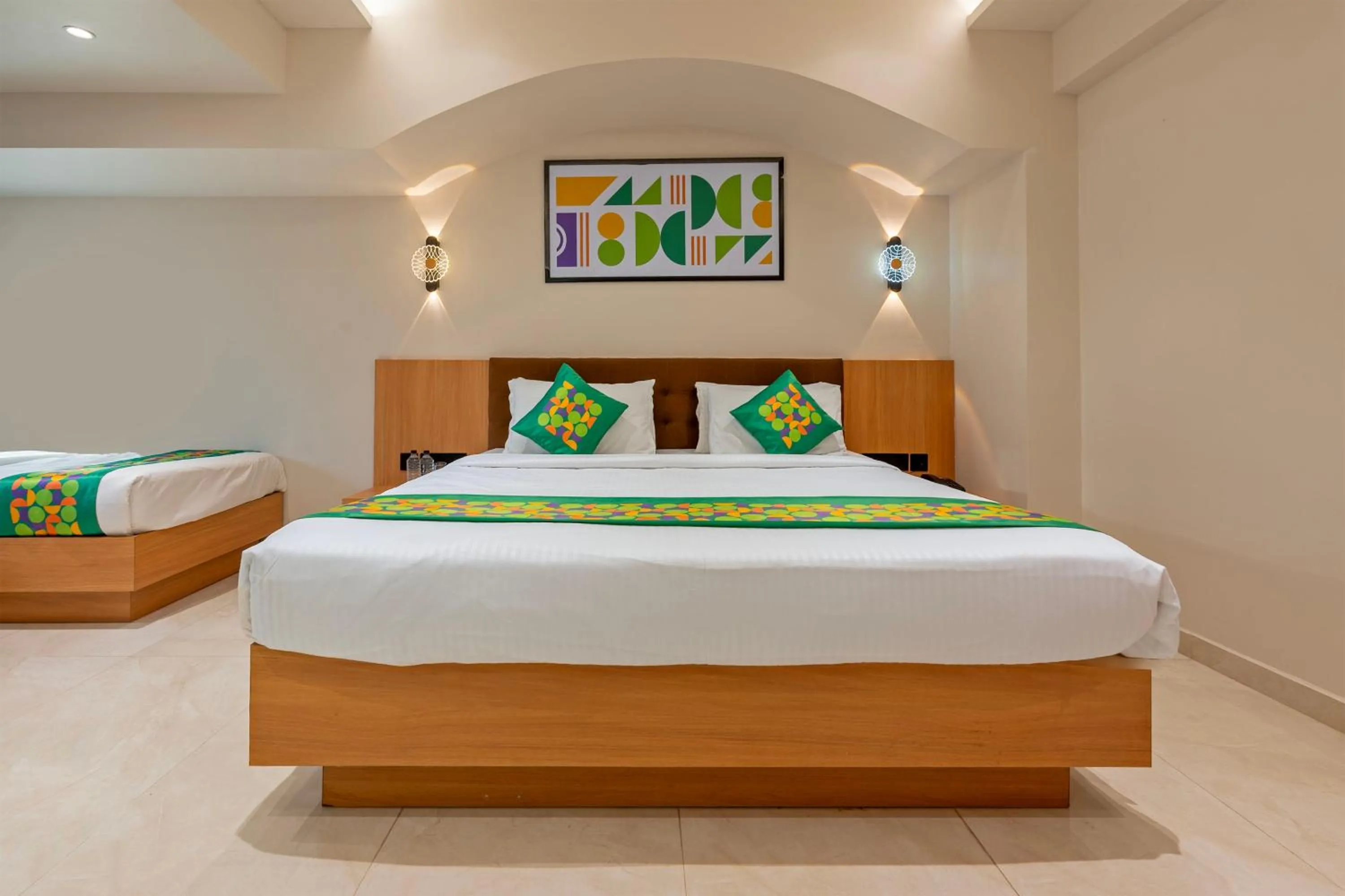 Bedroom, Bed in Treebo Shree Krishna Palace