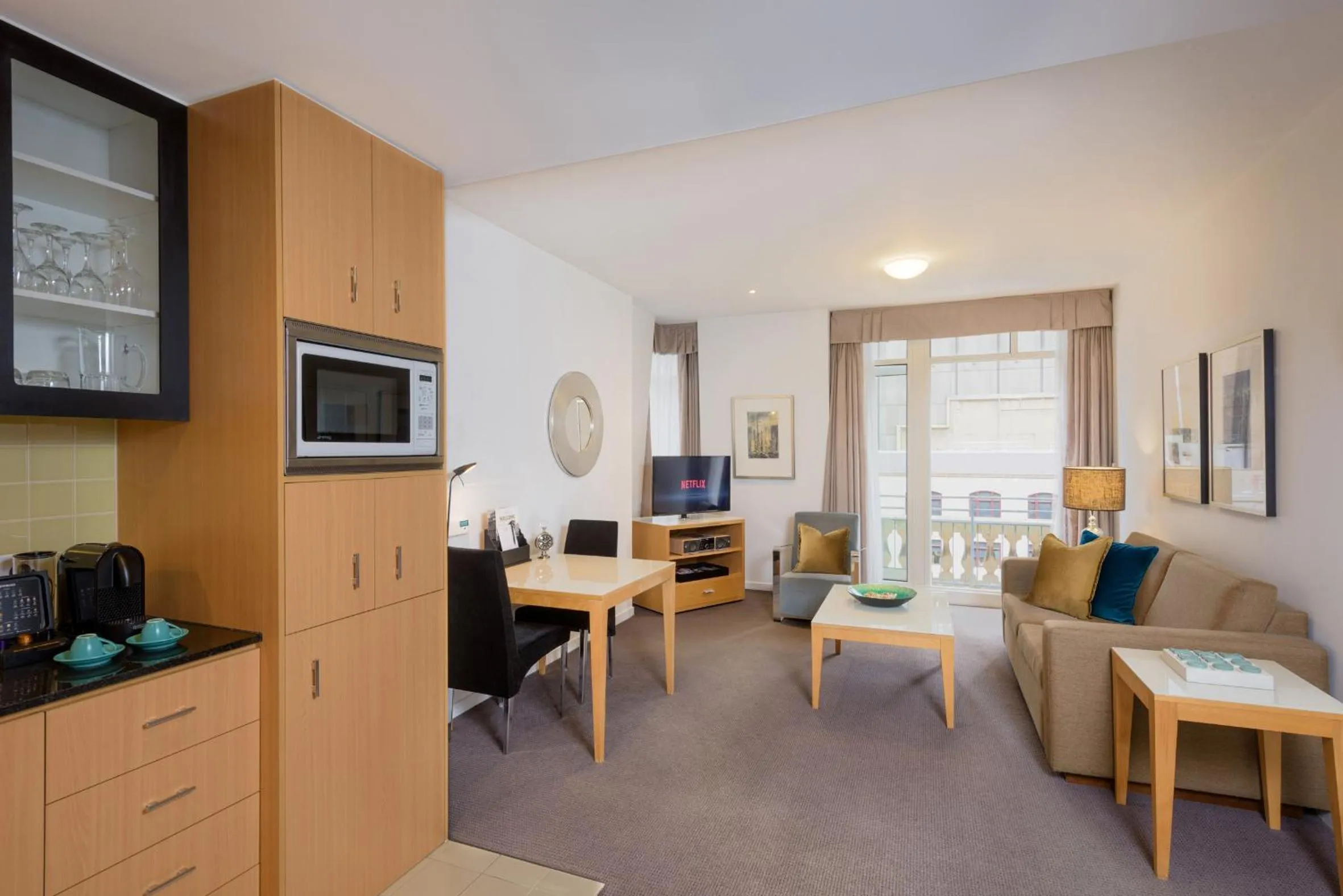 Living room in Treasury on Collins Melbourne