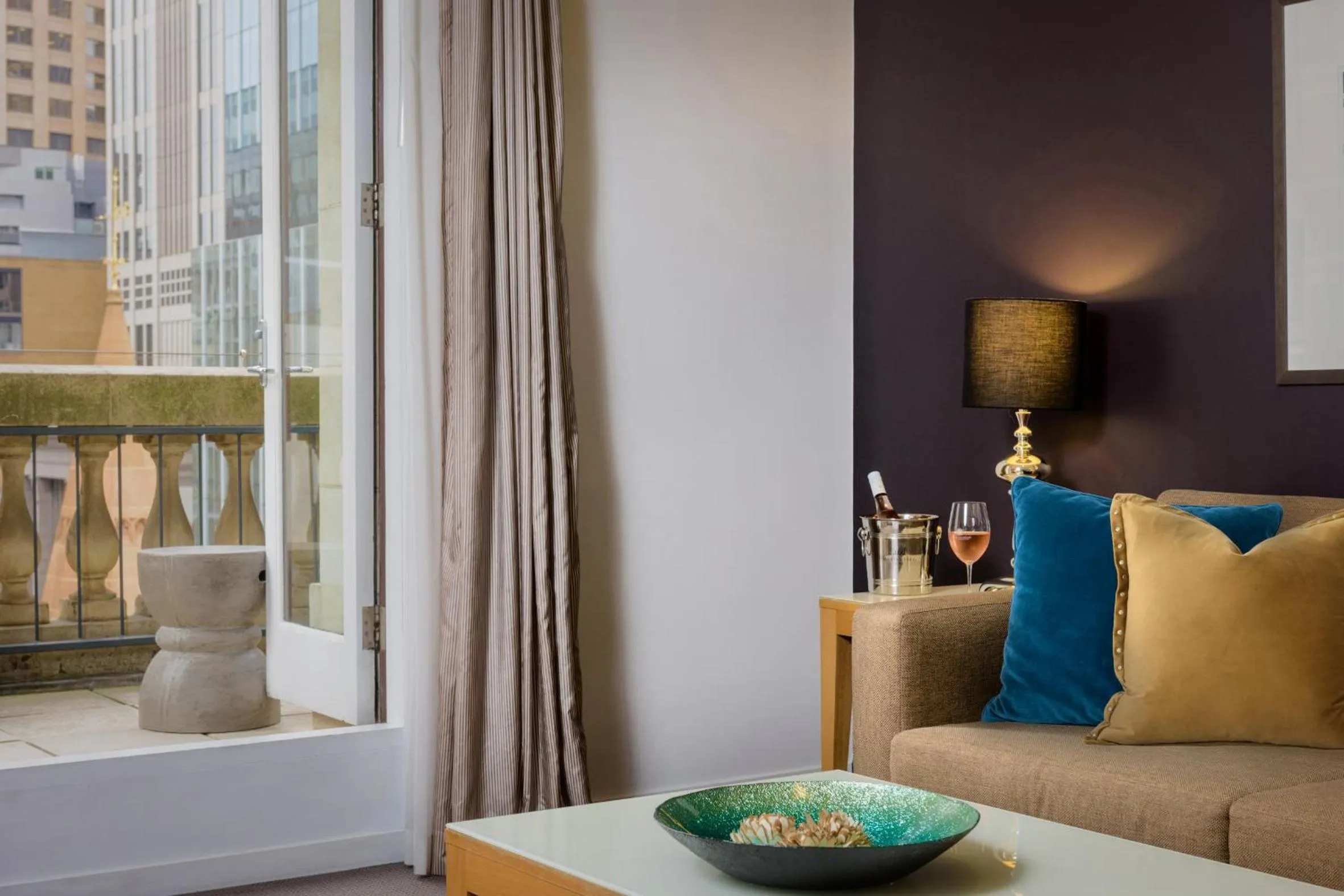 Living room in Treasury on Collins Melbourne