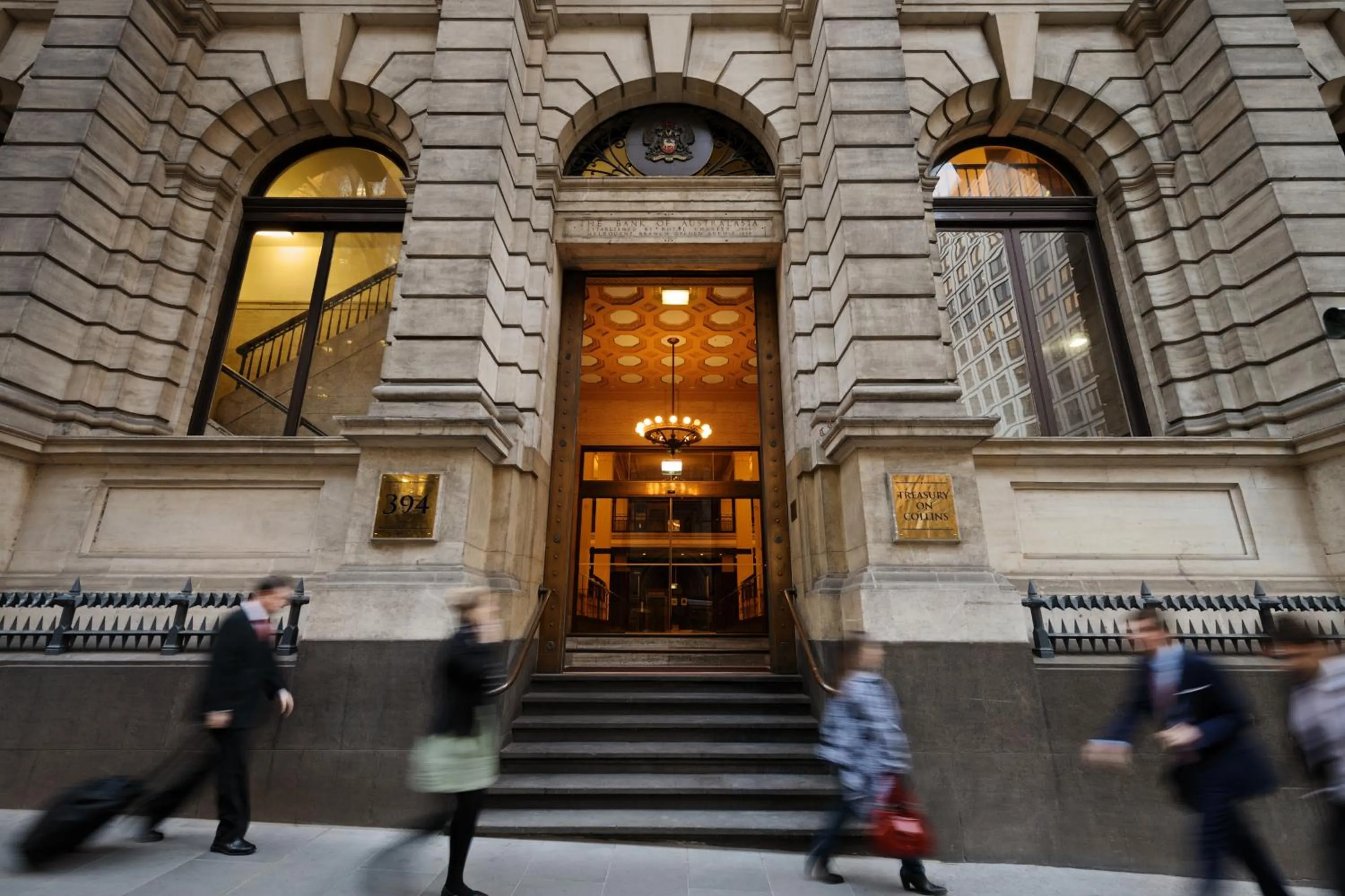 Facade/entrance in Treasury on Collins Melbourne