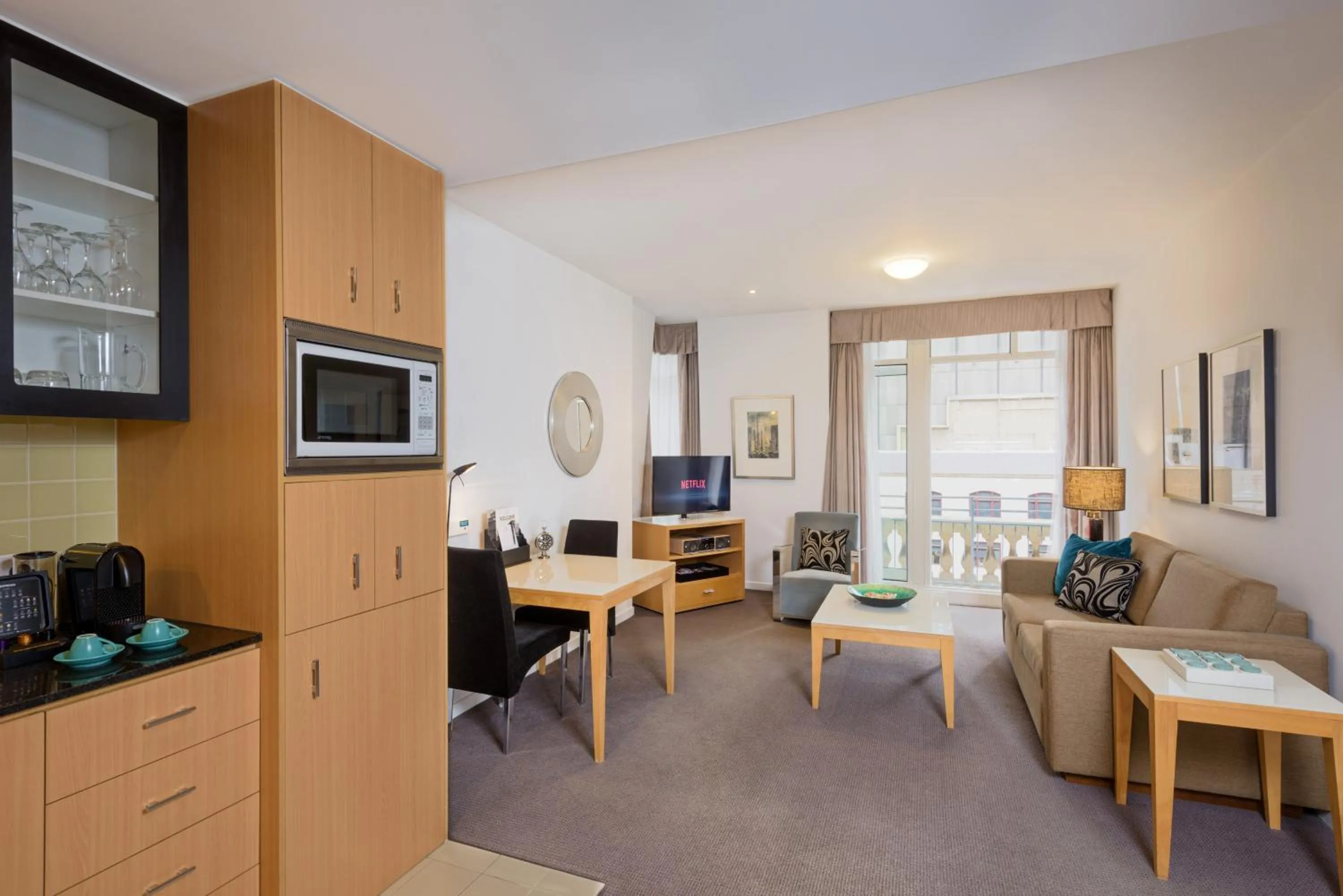 Living room in Treasury on Collins Melbourne