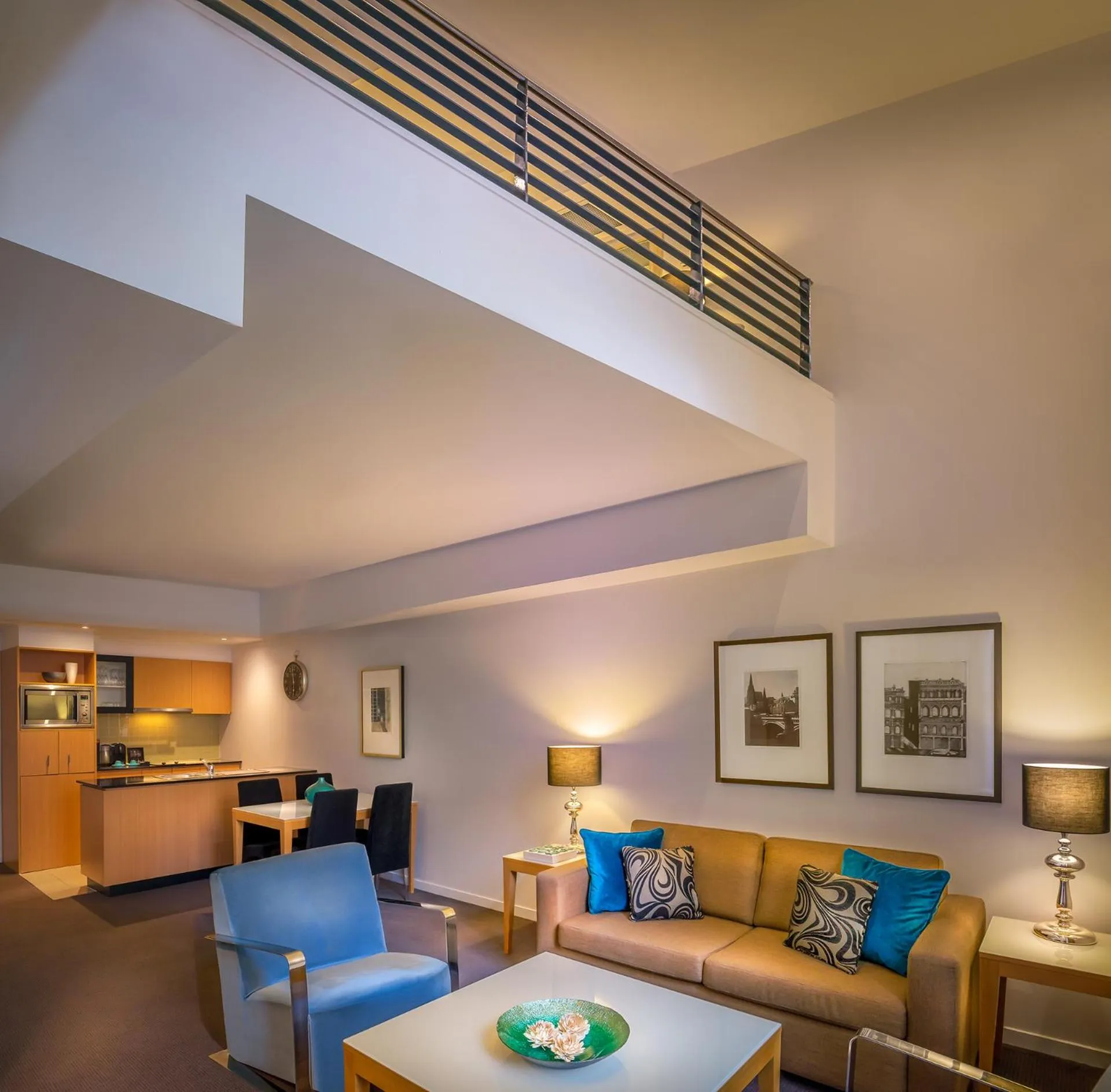 Living room in Treasury on Collins Melbourne